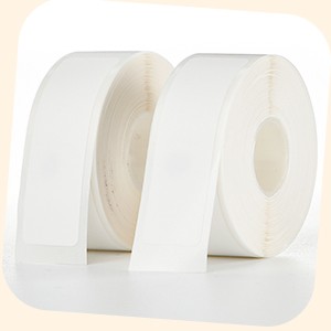1280 Pieces Label Printer Tape 12 x 40 mm Laminated Labeling Stickers
