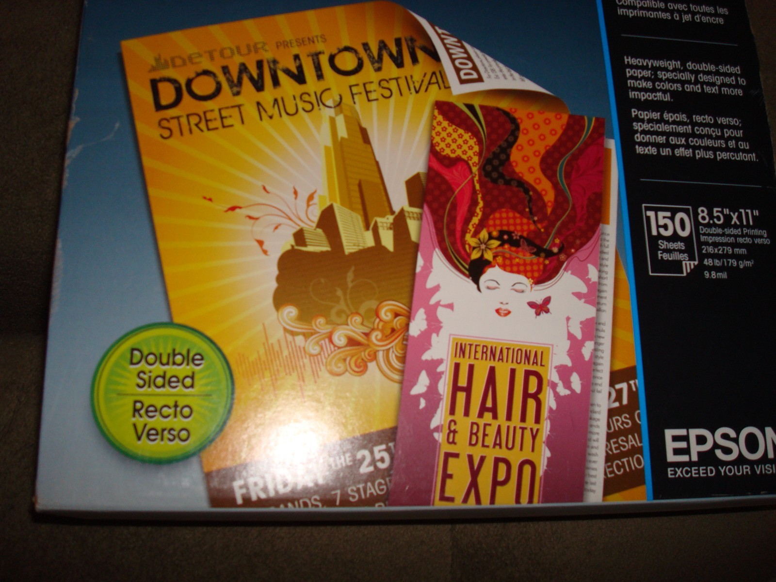 EPSON BROCHURE AND FLYER PAPER MATTE 8.5″ X 11″
