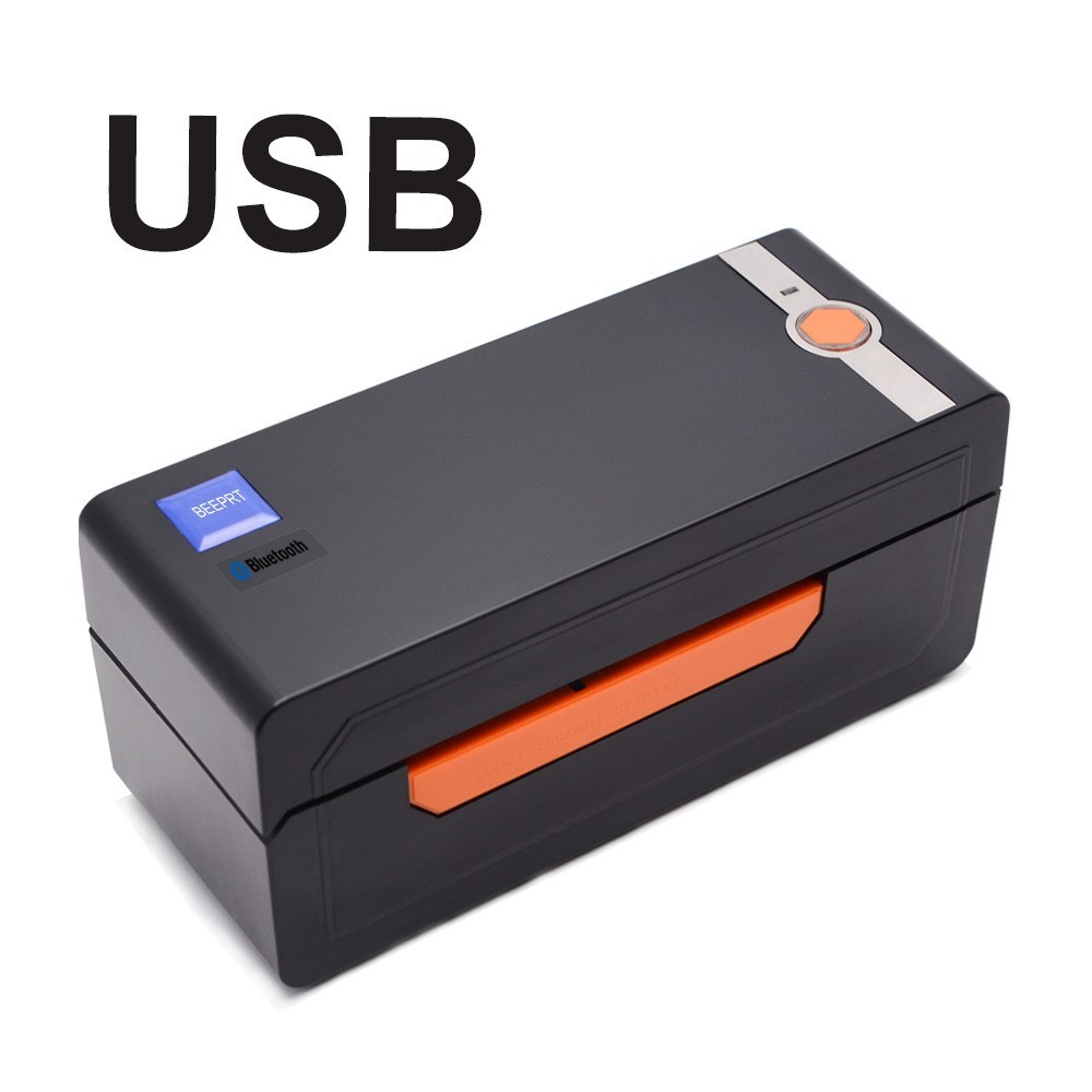 Beeprt shipping thermal label printer with bluetooth and usb connectivity 4×6