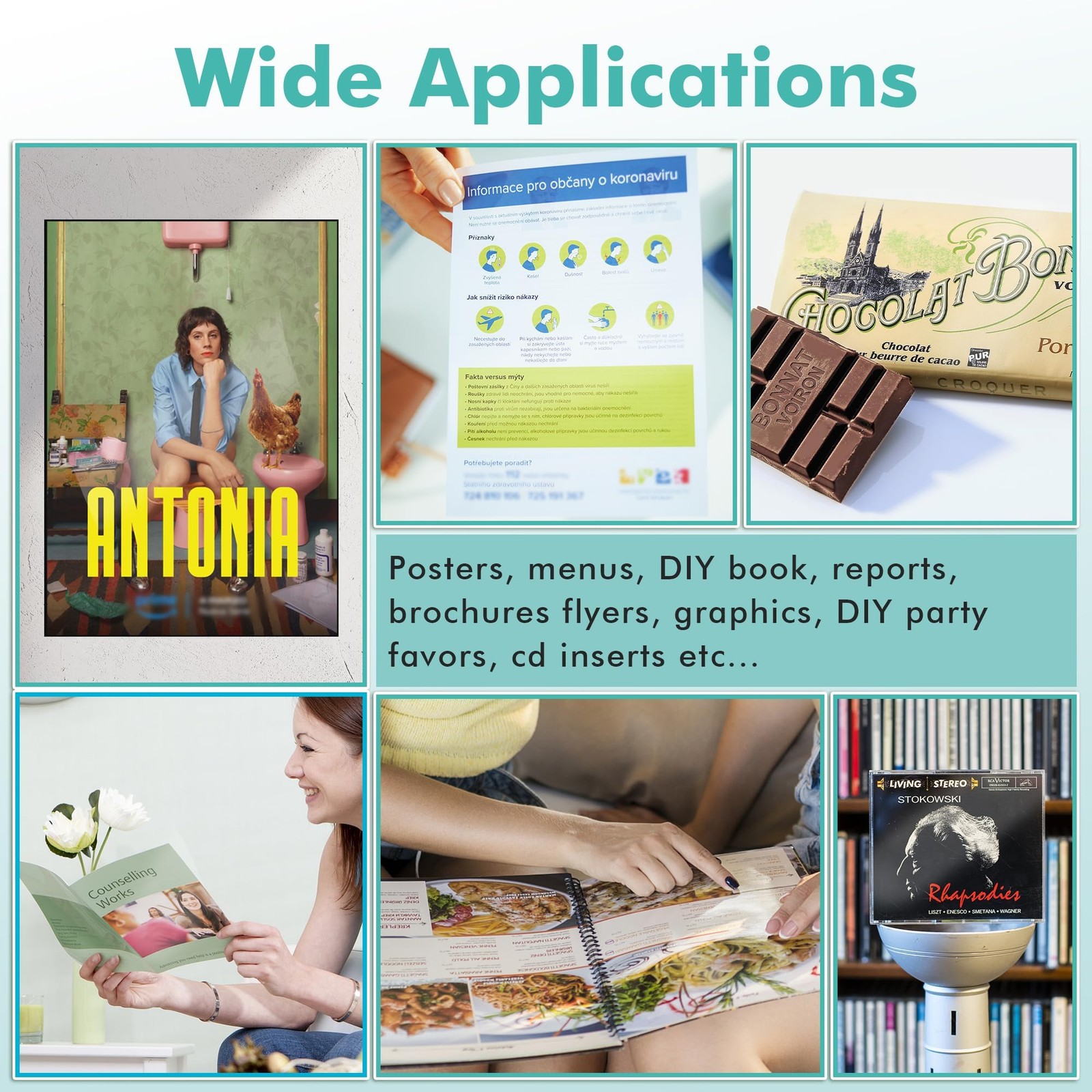 Koala Thin Double Sided Semi Gloss Photo Paper 11×17 Inch 100 Sheets 32LB