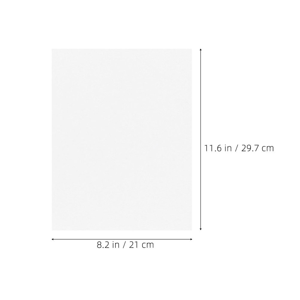 50 Pack Transparent Inkjet Transparency Film Sheets for Screen Printing Use