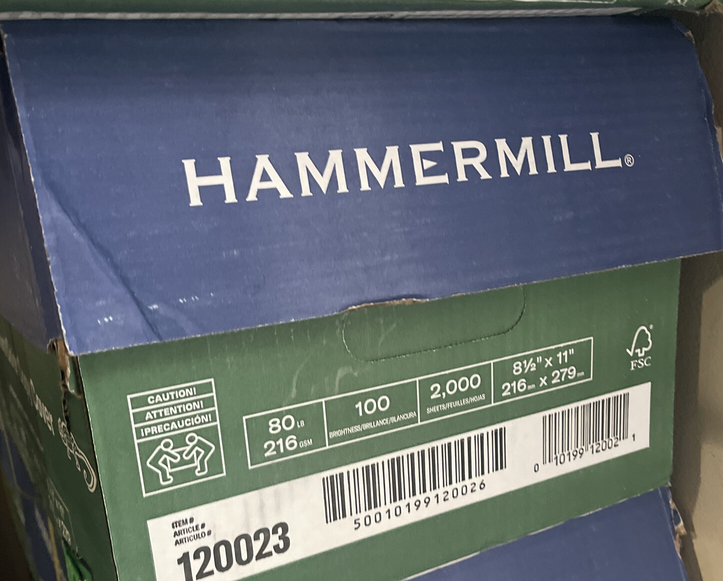 Hammermill Cardstock Premium Color Copy 80 lb 8.5 x 11-8 Pack 2000 Sheets – 1…