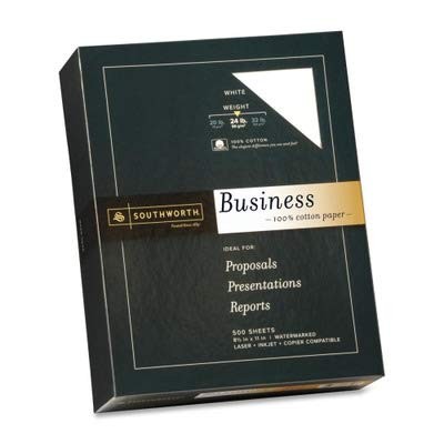 Company, Agawam, MA 14C Business Paper, Cotton, 24 lb., 8-1/2-Inch x11-Inch, …