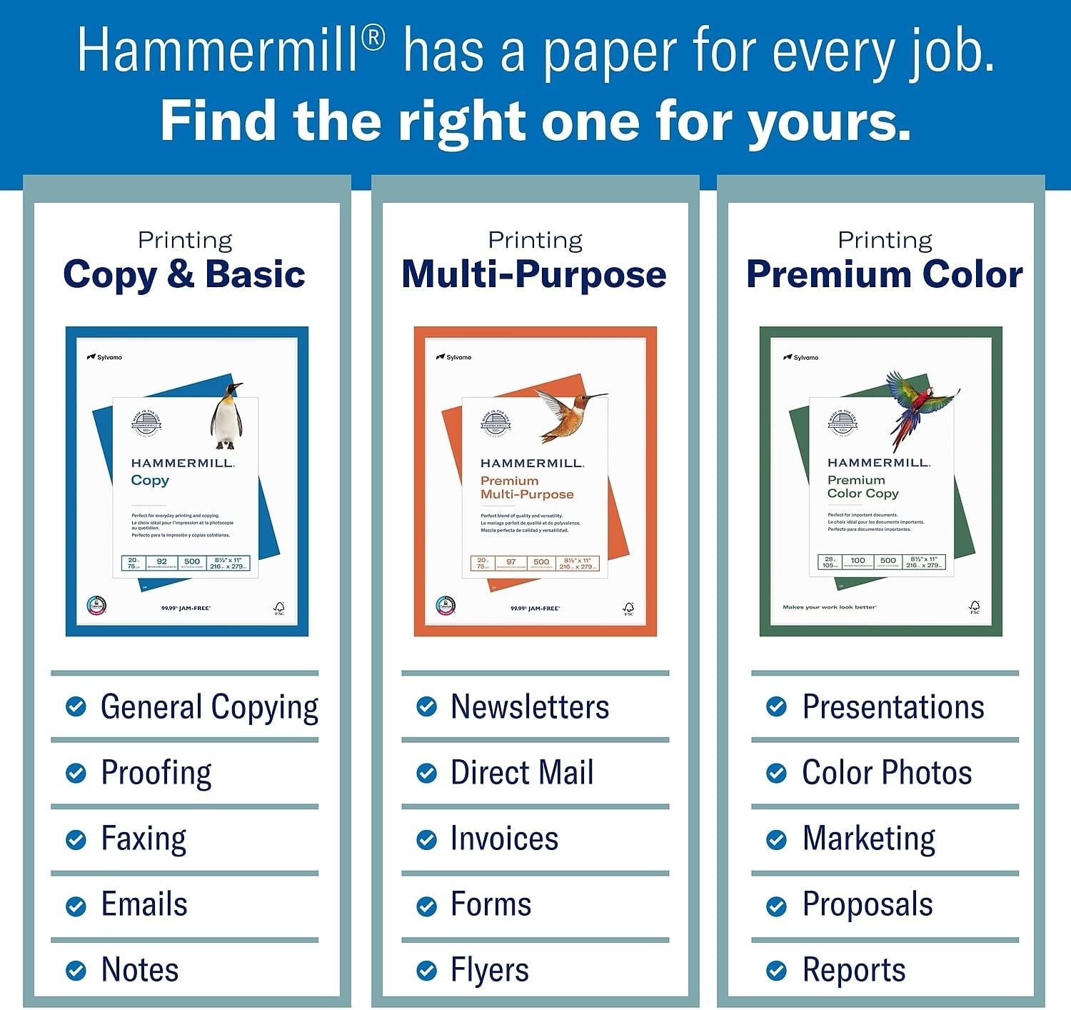 Sustainable 24 lb Printer Paper – 8.5×11, 5000 Sheets, Perfect for Color Prints
