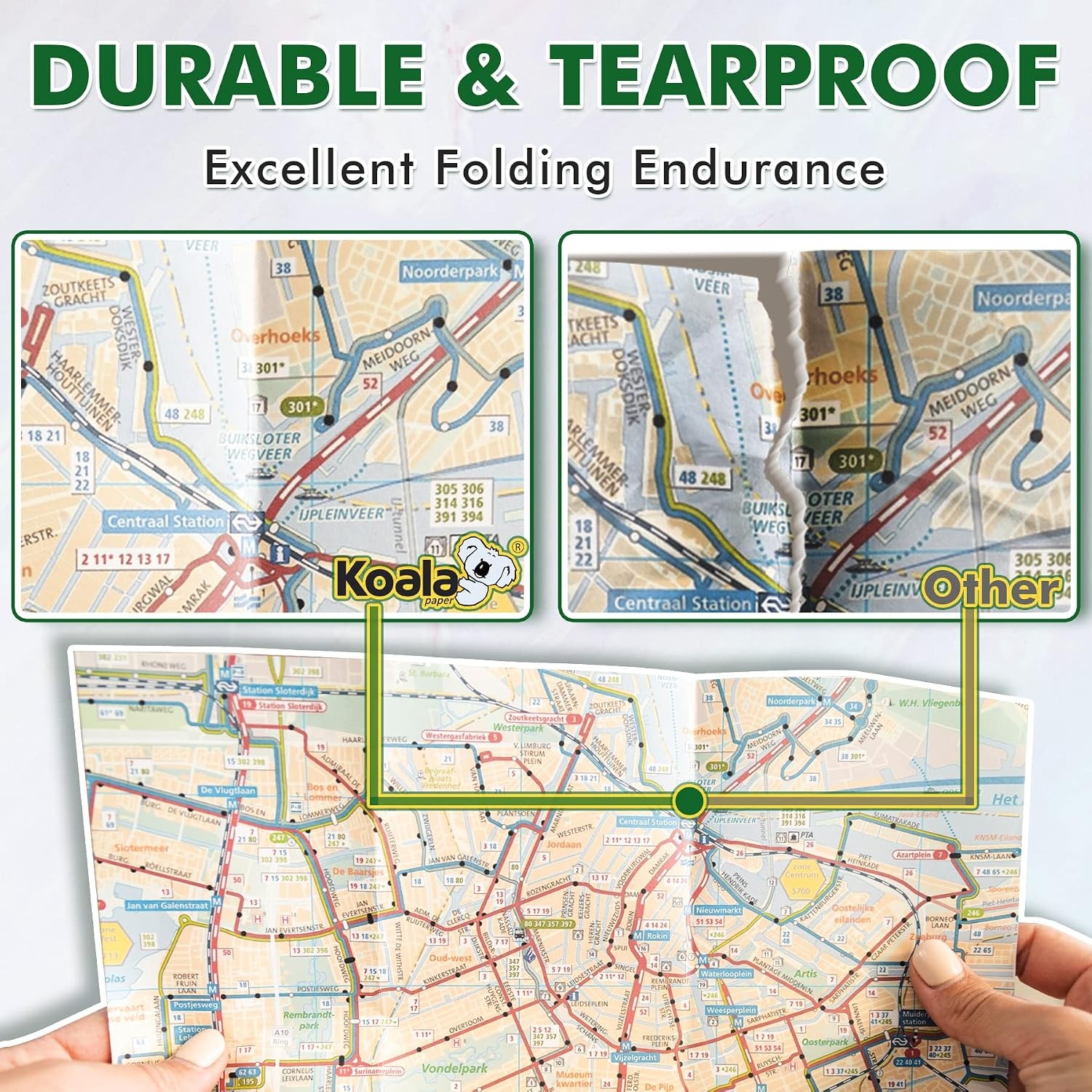 Waterproof Matte Double Sided Laser Printer Paper 60 Sheets Tearproof