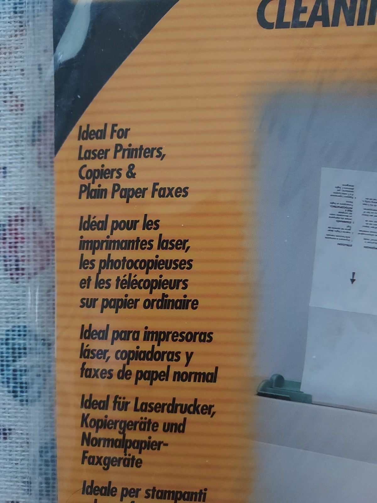 Fellowes Laser Printer Cleaning Sheets 12 Applications