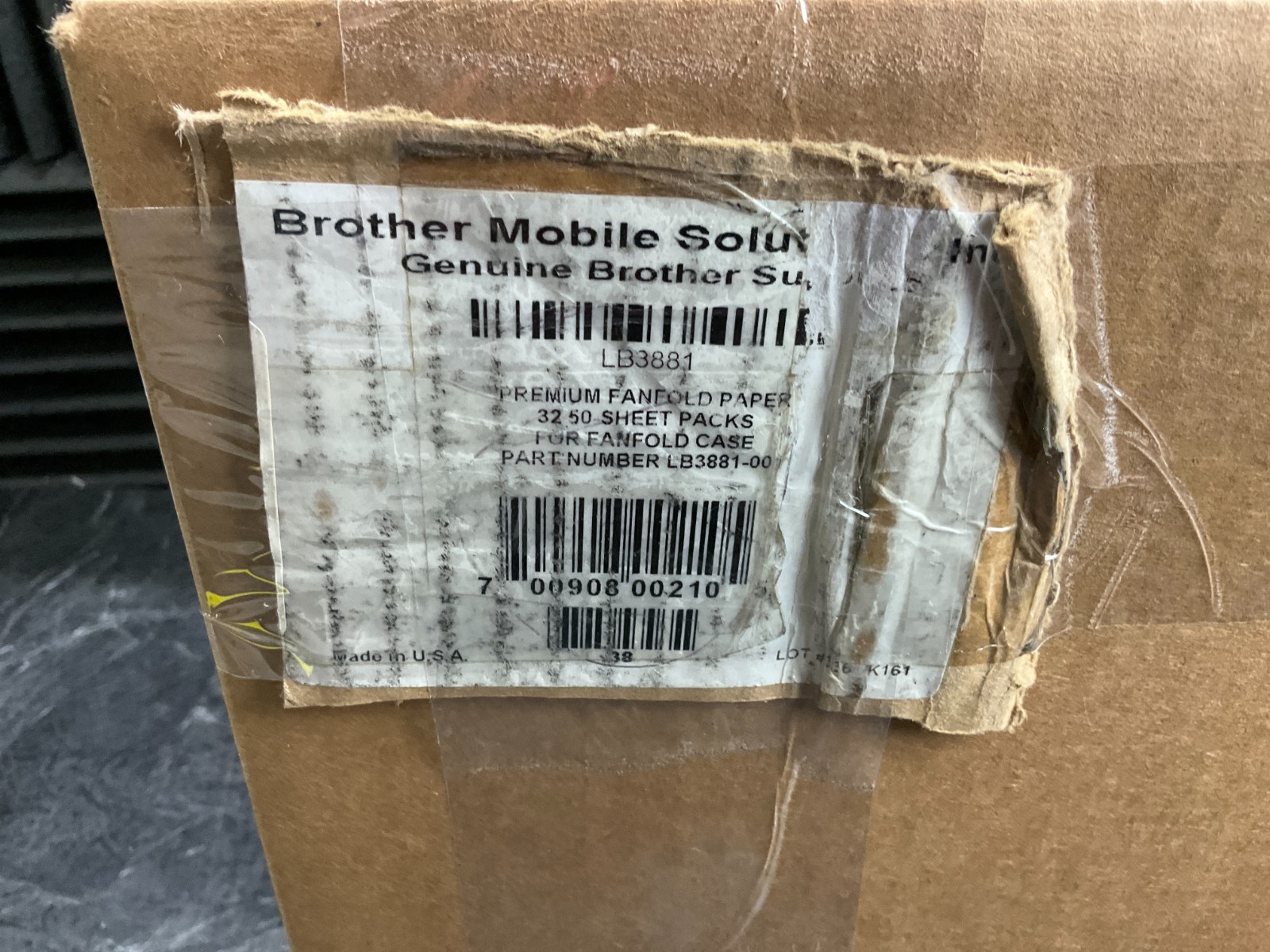 Brother Premium Fan Fold Letter Size Paper 50 sheets 32 pack LB3881 | 🇺🇸✨🇺🇸