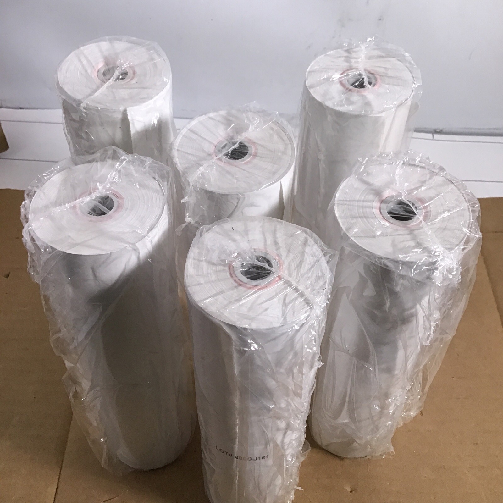Lot Of 6 Brother Standard Roll Paper W/red Stripe / LB3660