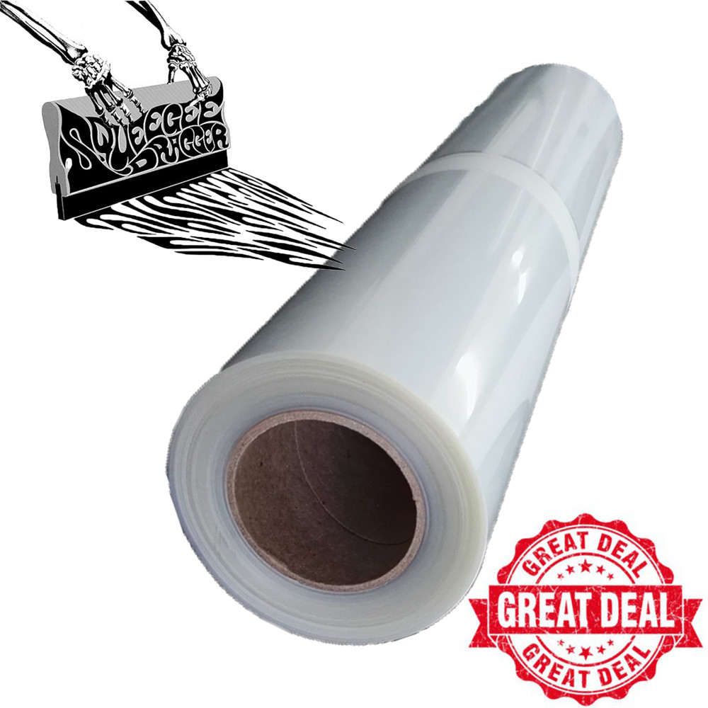 54 IN X 100 FT，1 Roll，Waterproof Inkjet Transparency Positive Film Paper