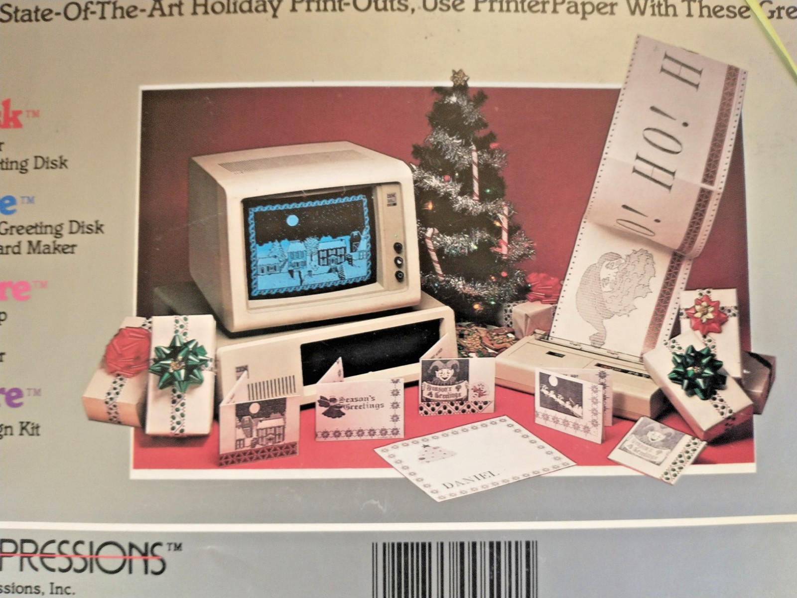 Hi Tech Expressions Continuous Printer Paper Lot Dot Matrix Greeting Paper