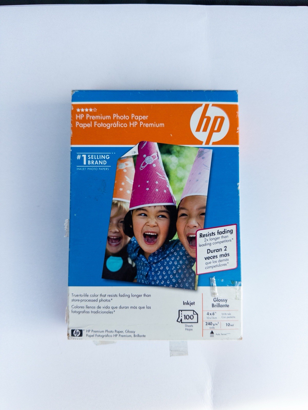 HP Premium Photo Glossy Borderless Inkjet Paper 4″ x 6″ (100 Sheets) 10 mil