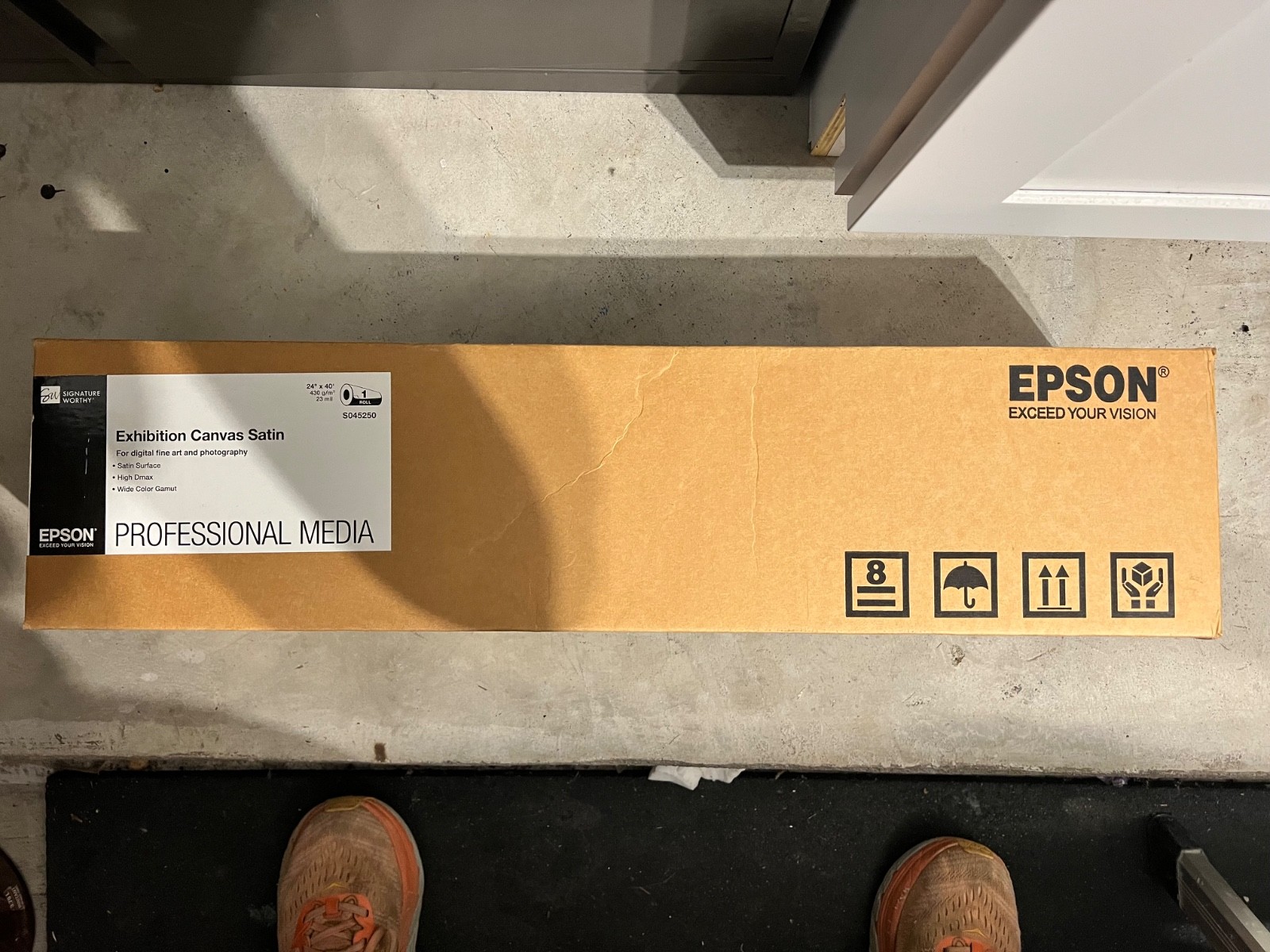 Epson Exhibition Canvas Satin 24” x 40’ Roll – S045250 (New, Sealed)