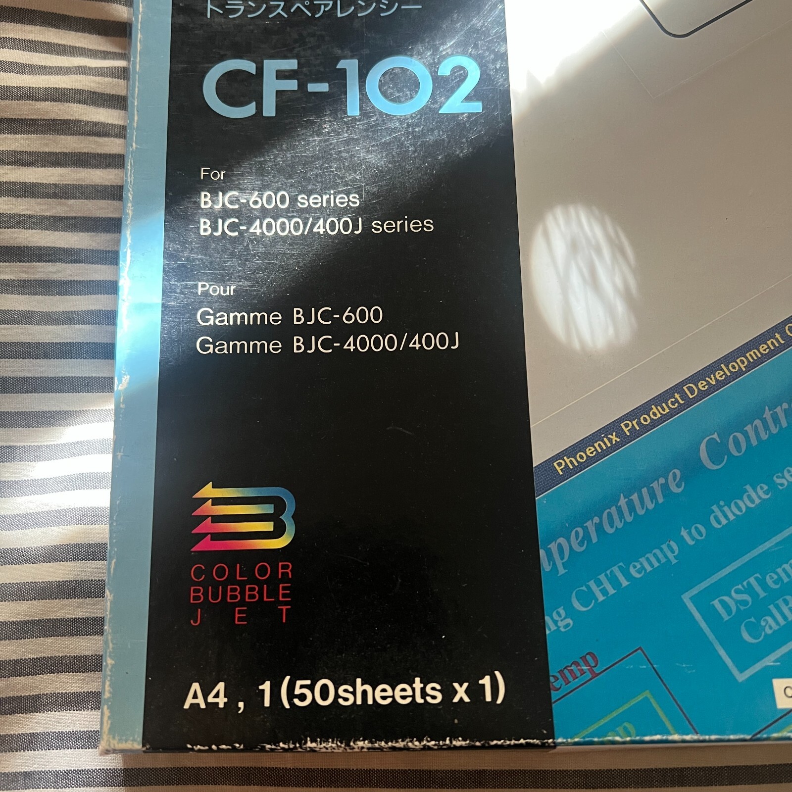 Unopened 50 Canon CF-102 Color Bubble Jet Transparencies BJC-600 & 4000 Series