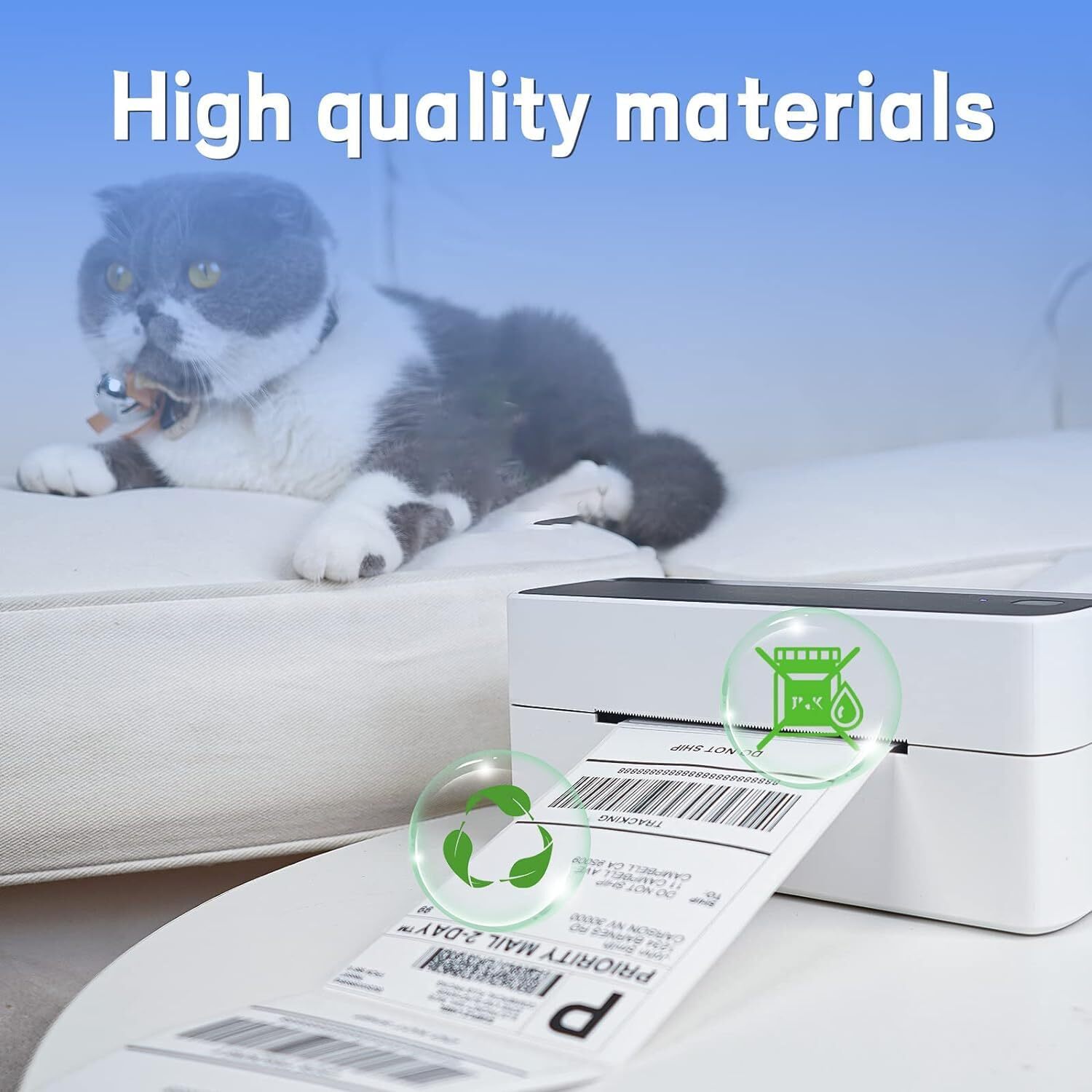 Direct Thermal 4×6 Label 100x150mm Shipping Label Self Adhesive For USPS UPS