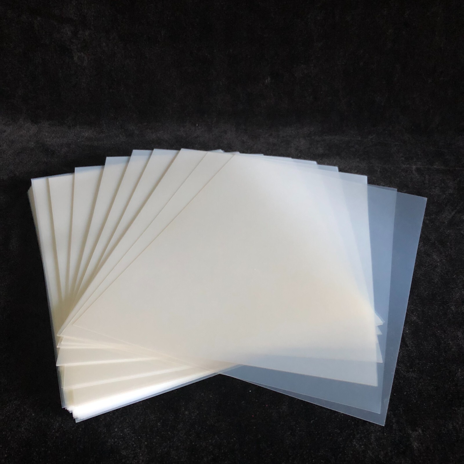 50 sheets，Waterproof Quick Dry Milky Inkjet Screen Printing Film 8.5 x 14 inch