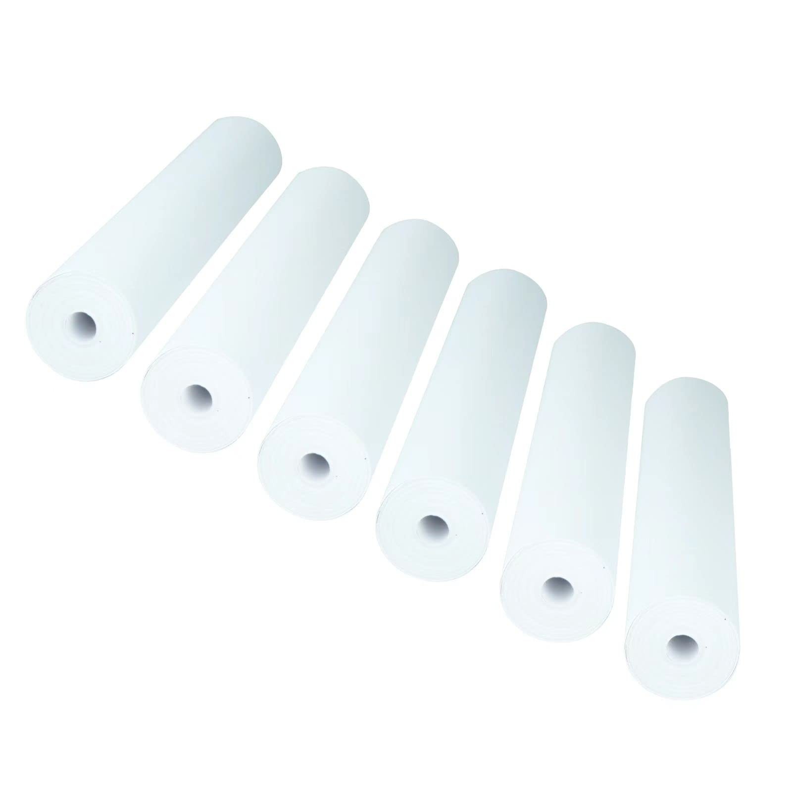 NYEAR A4 Thermal Paper 6 Rolls(210mm/8.27″width/7.6m 6Roll, White