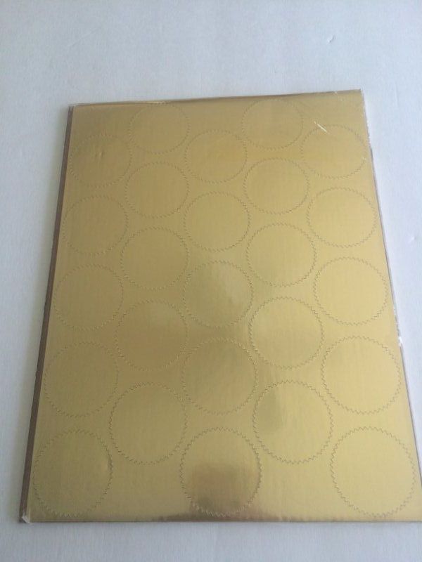 25 Certificates with Gold Seals Geographics 8.5″ x 11″ Blue Geocertificates