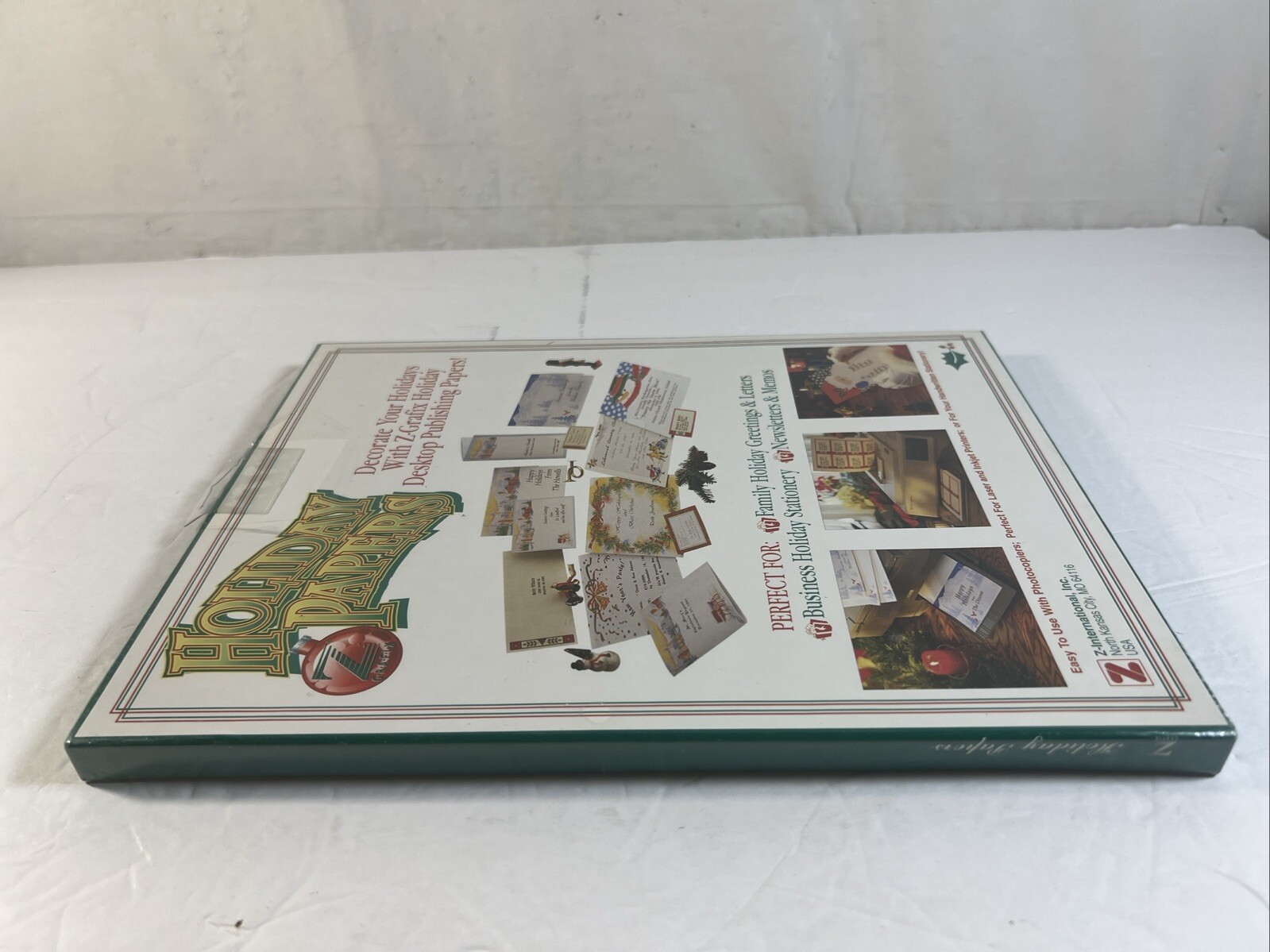 Vintage Z GRAFIX~100 Sheets 8.5″x11″ HOLIDAY PAPERS for LASER & INJET Peace