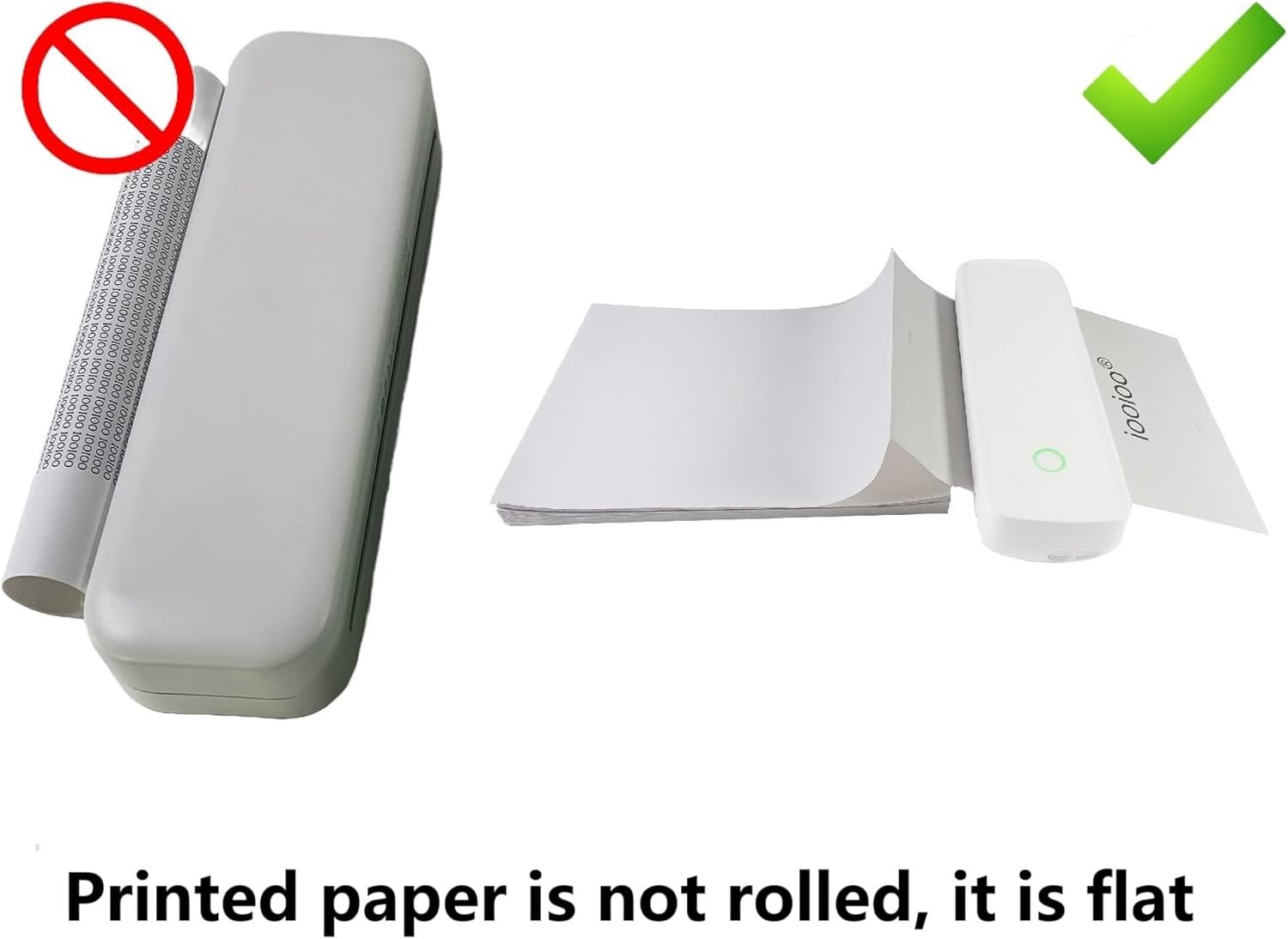 BPA/BPS Free Thermal Printer Paper, 200 Sheets 8.5×11 for Home & Office Use