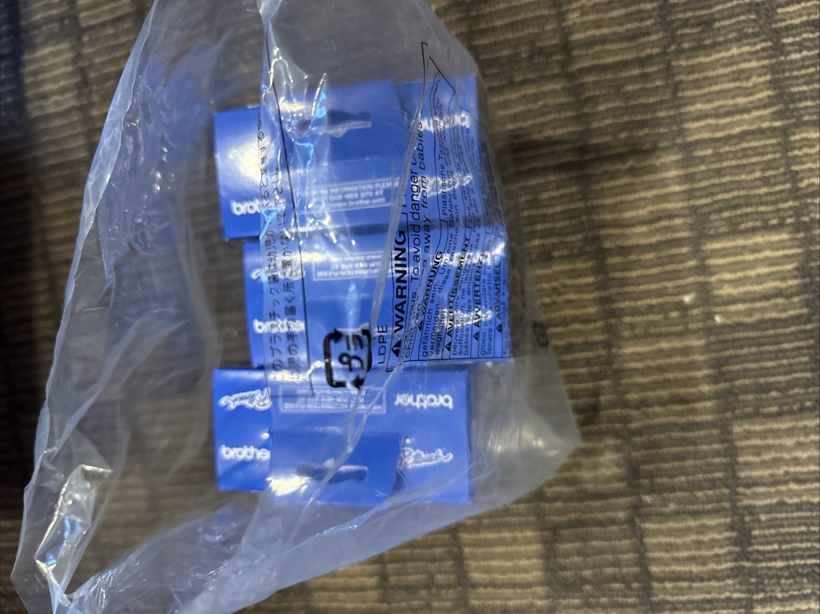 Original Brother DK-1201 3 Rolls (400) Address Labels P-Touch: QL-1050 QL-500