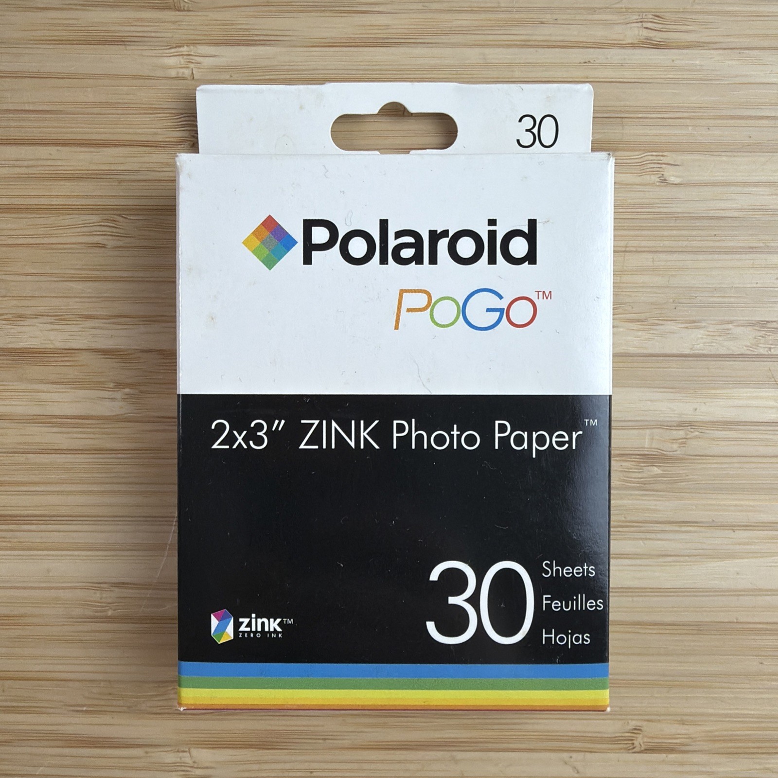 Polaroid PoGo 2X3 “ ZINK Photo Paper 30 Sheets New Sealed in Box NIB Made in USA