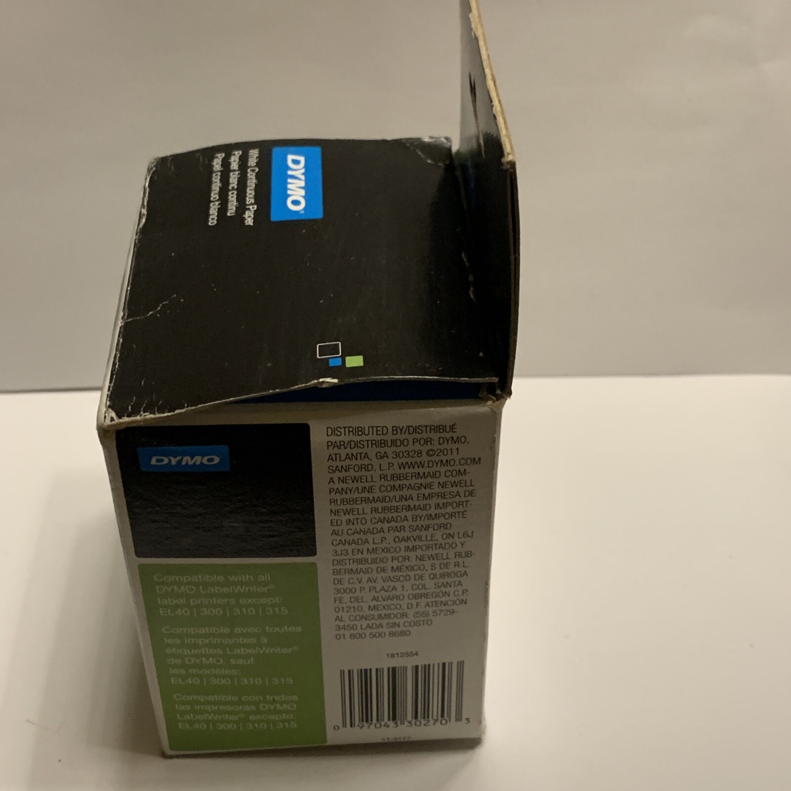 DYMO LabelWriter Continuous-Roll Receipt Paper 3 1/2 x 300 White 30270