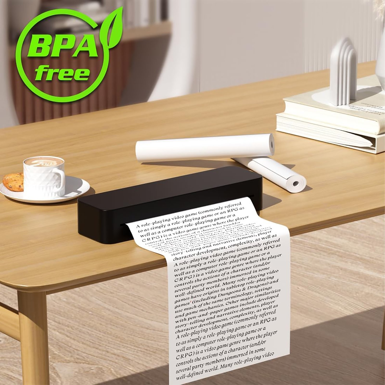 2-20 Rolls A4 Thermal Printer Paper 8.5″x11″ US Letter Size for M08F M832 lot