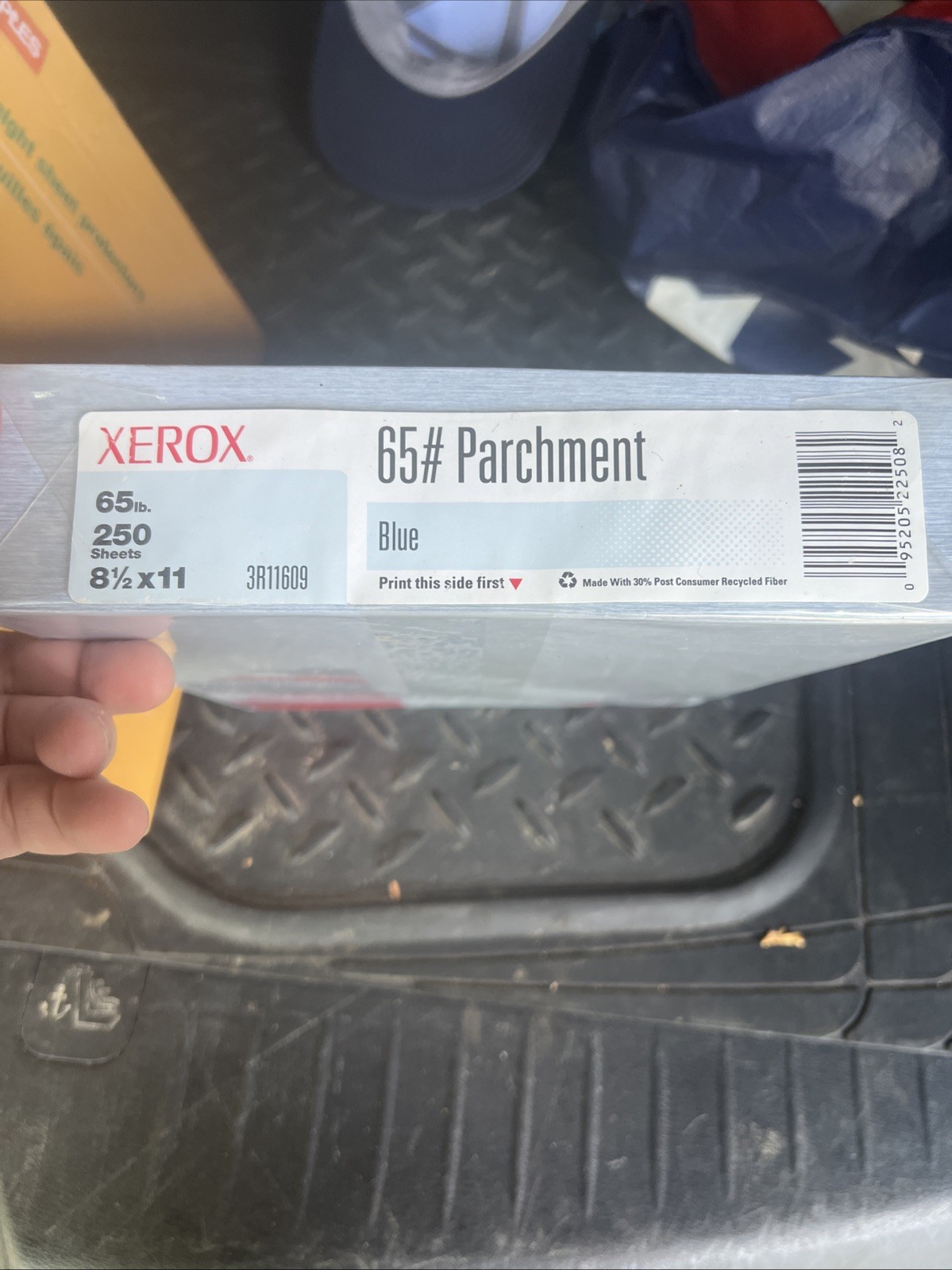 Xerox 65# Parchment Blue Copy Printer Paper 250 Sheets 8 1/2″ × 11″