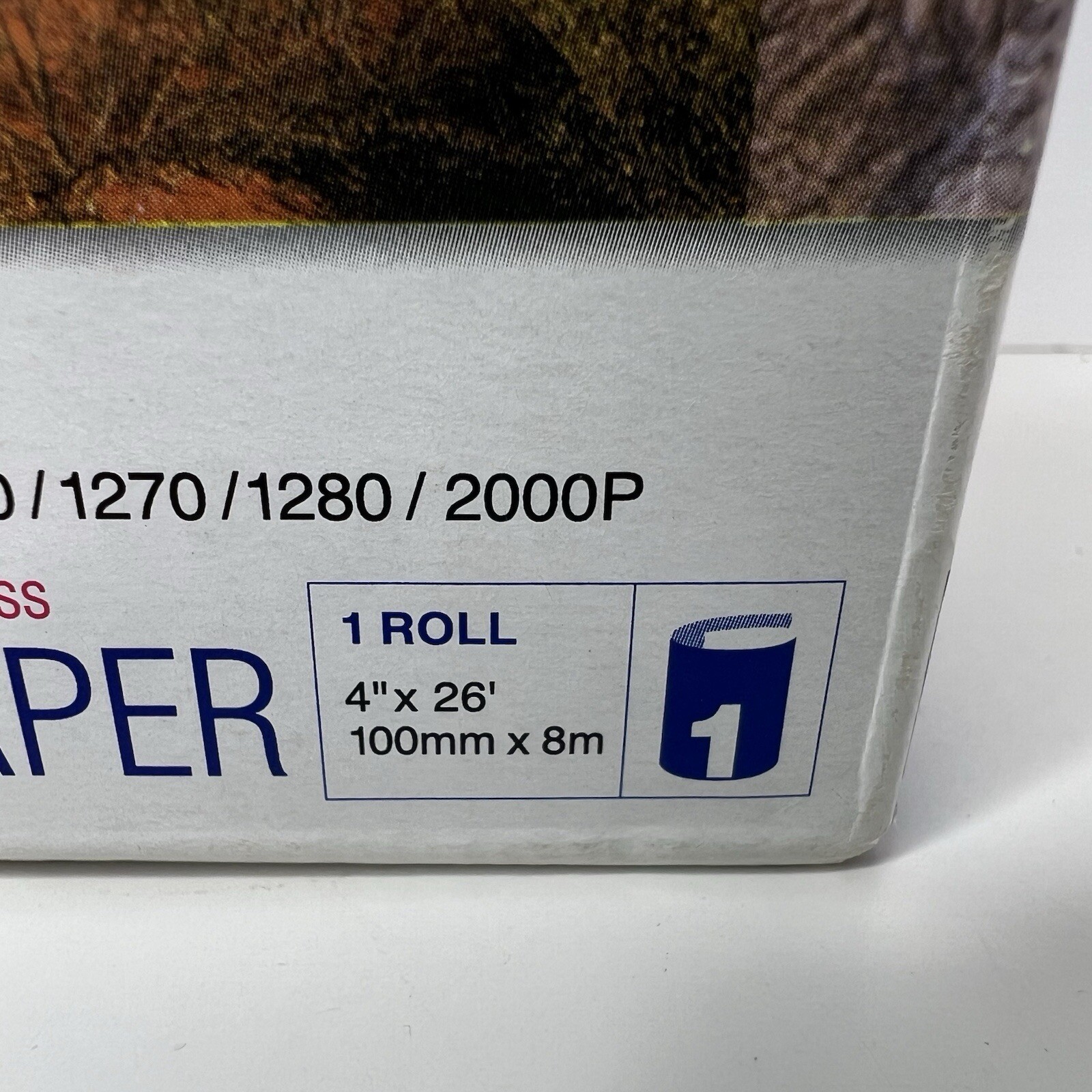 (2) Epson Premium Semi Gloss Photo Paper 4″ Roll 26’ S041329 NEW Read