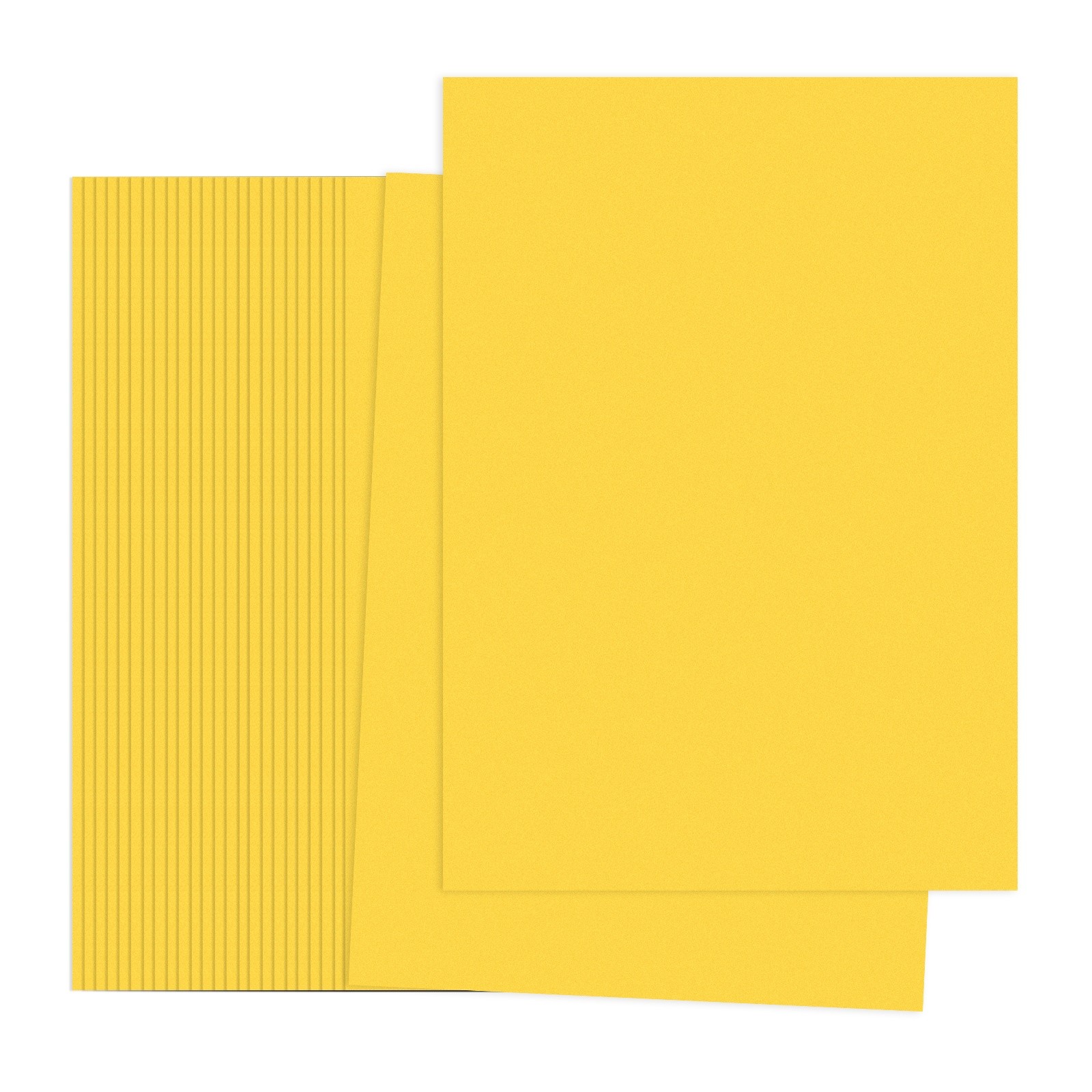 Golden Yellow Color Copy Paper, 50 Sheets 8.3×5.9″ A5 70gsm