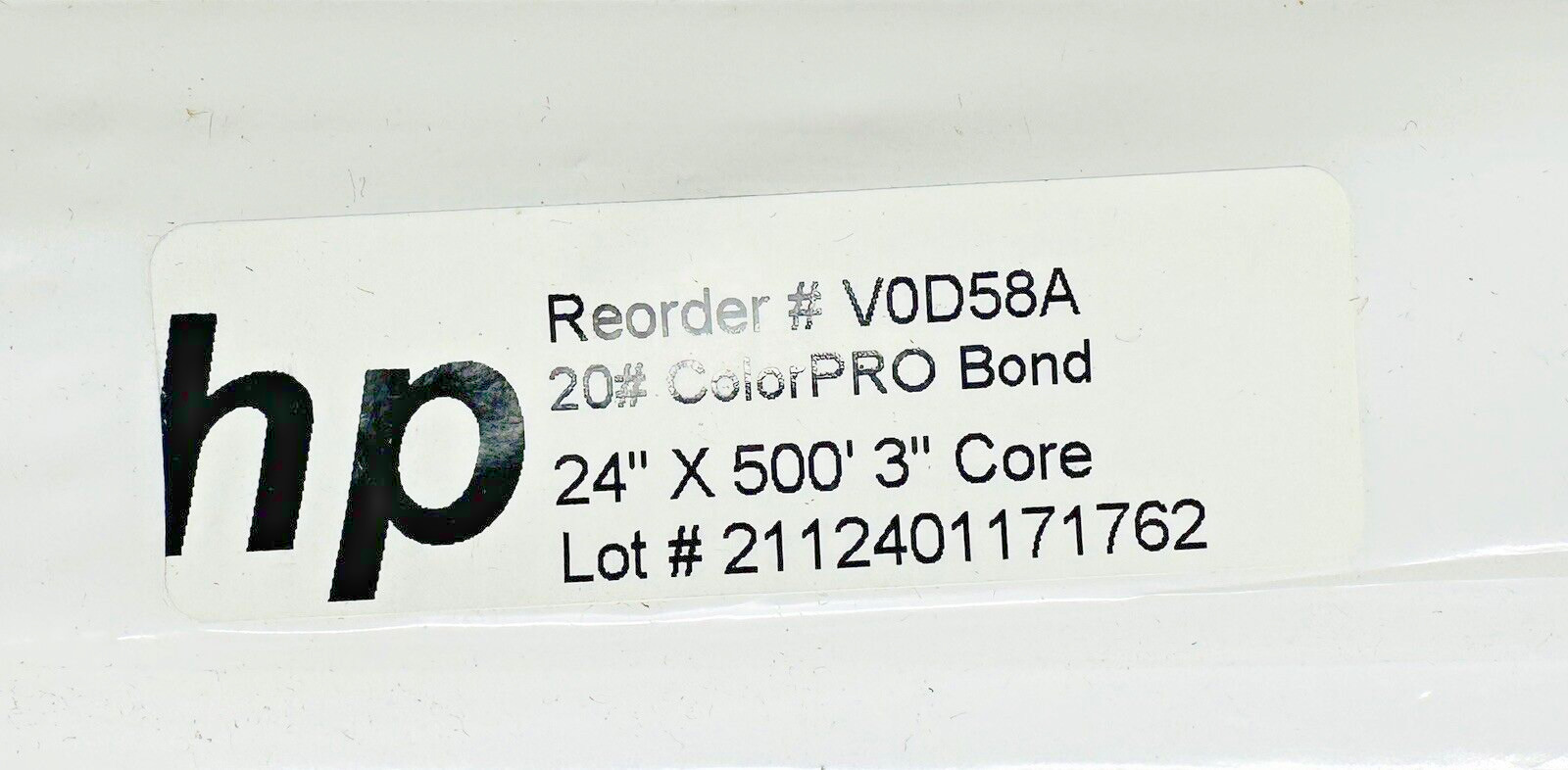 2 Pack, HP Bond paper With ColorPRO Technology V0D58A 20 IB Bond