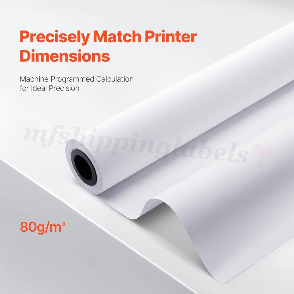 24″x150′ 36″x150′ 20lb CAD Bond Plotter Paper for Wide Format Inkjet Printers US