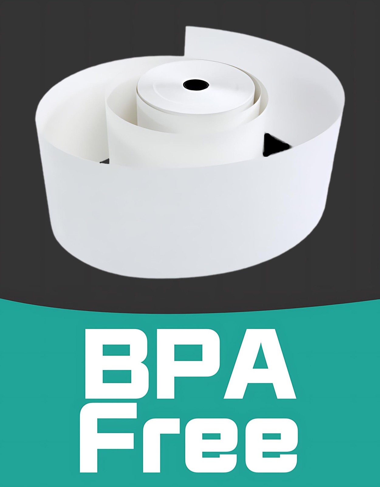 Pokanic 3″ x 150′ 1 Ply Bond [30 Rolls] White Paper Kitchen Receipt POS