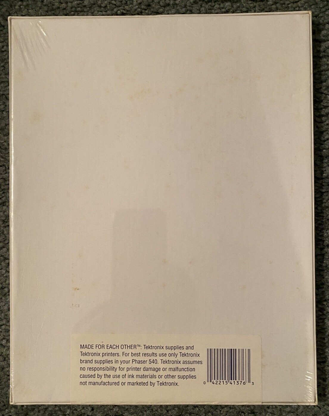 Tektronix Phaser 540 Transparency Film A Size 8.5 X 11 in 50 sheets 016-1325-00