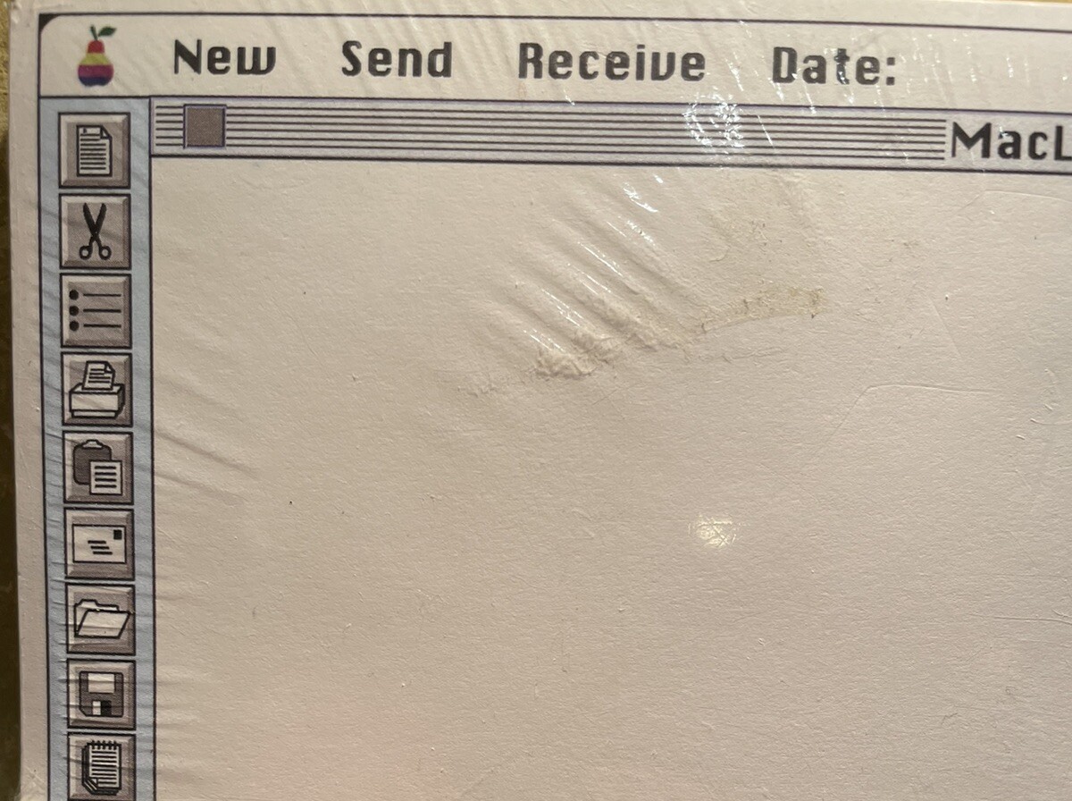 MAC Macintosh Apple Computer Design Specialty Laser Printer Paper Retro 100p New