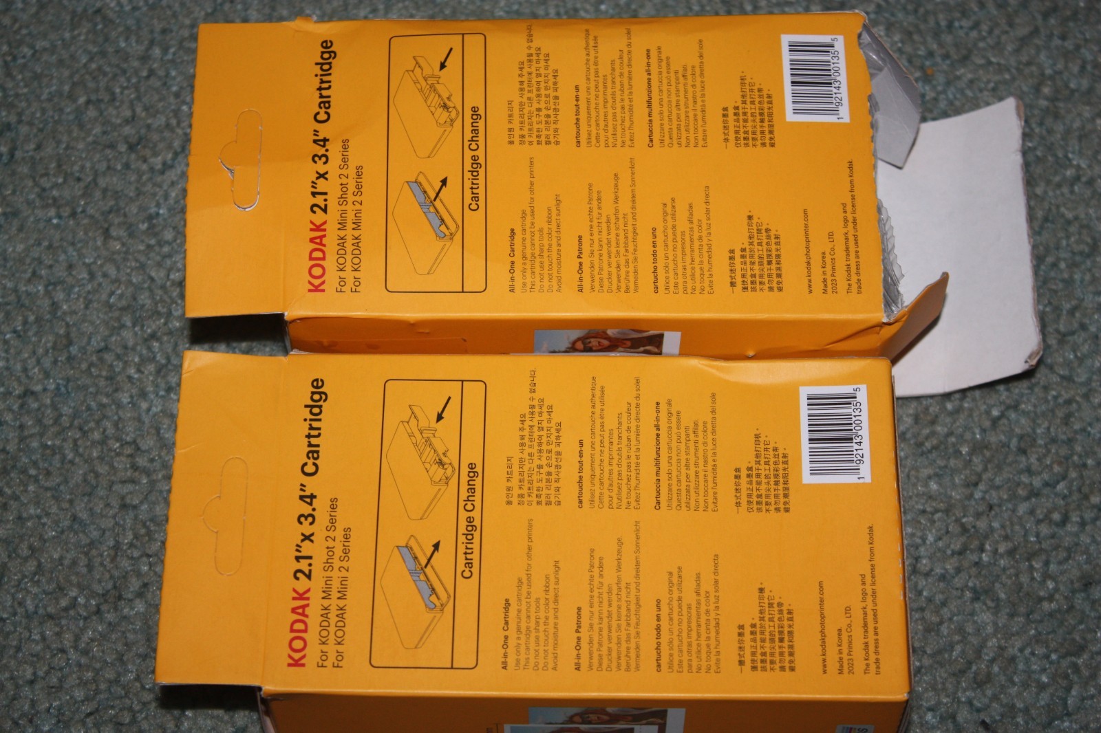 ICRG-230 Kodak camera instant print photo printer paper ink cartridge sheets