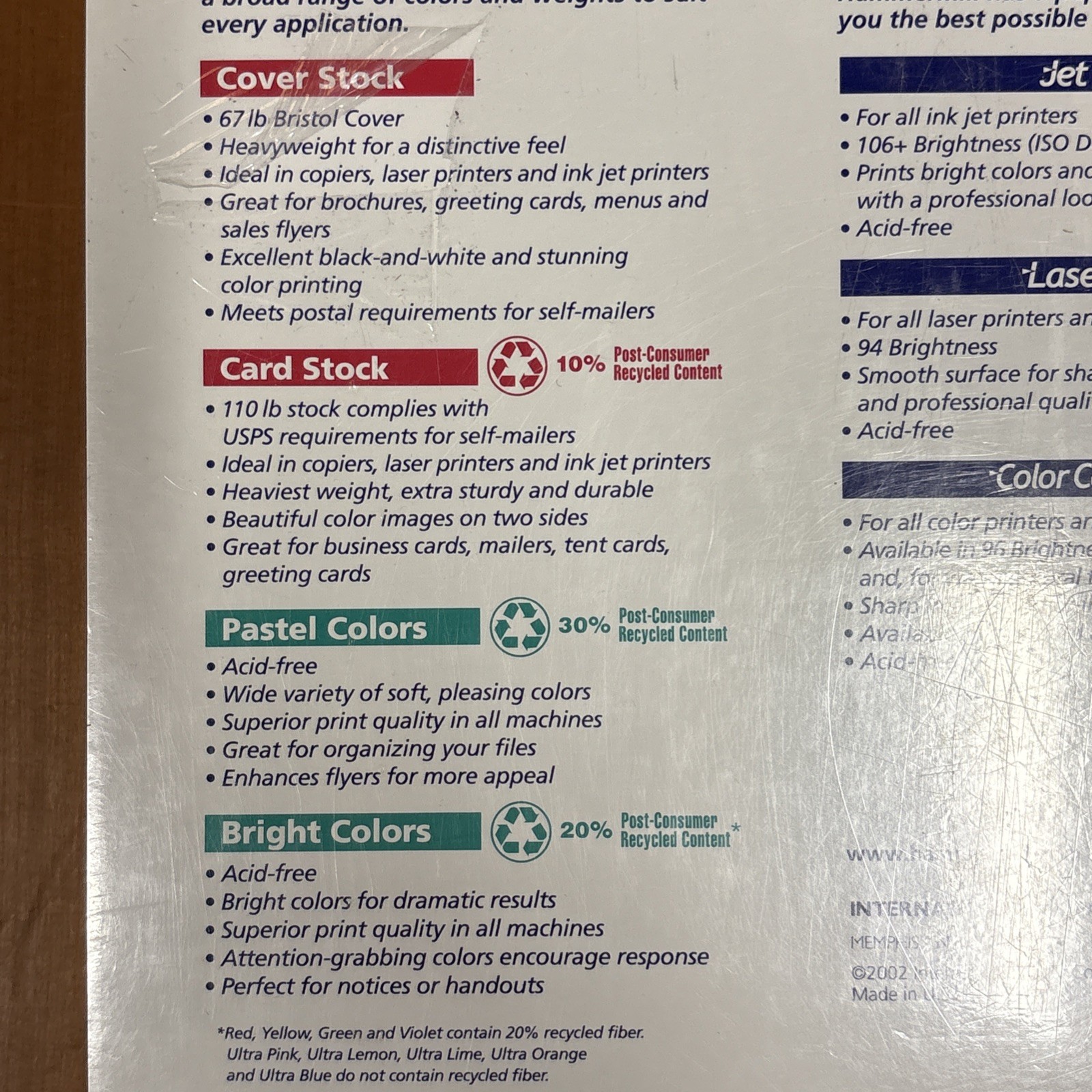 Hammermill Cover Stock – Pastels, Blue – 125 Sheets, 8.5×11, 67 lb Bristol Cover