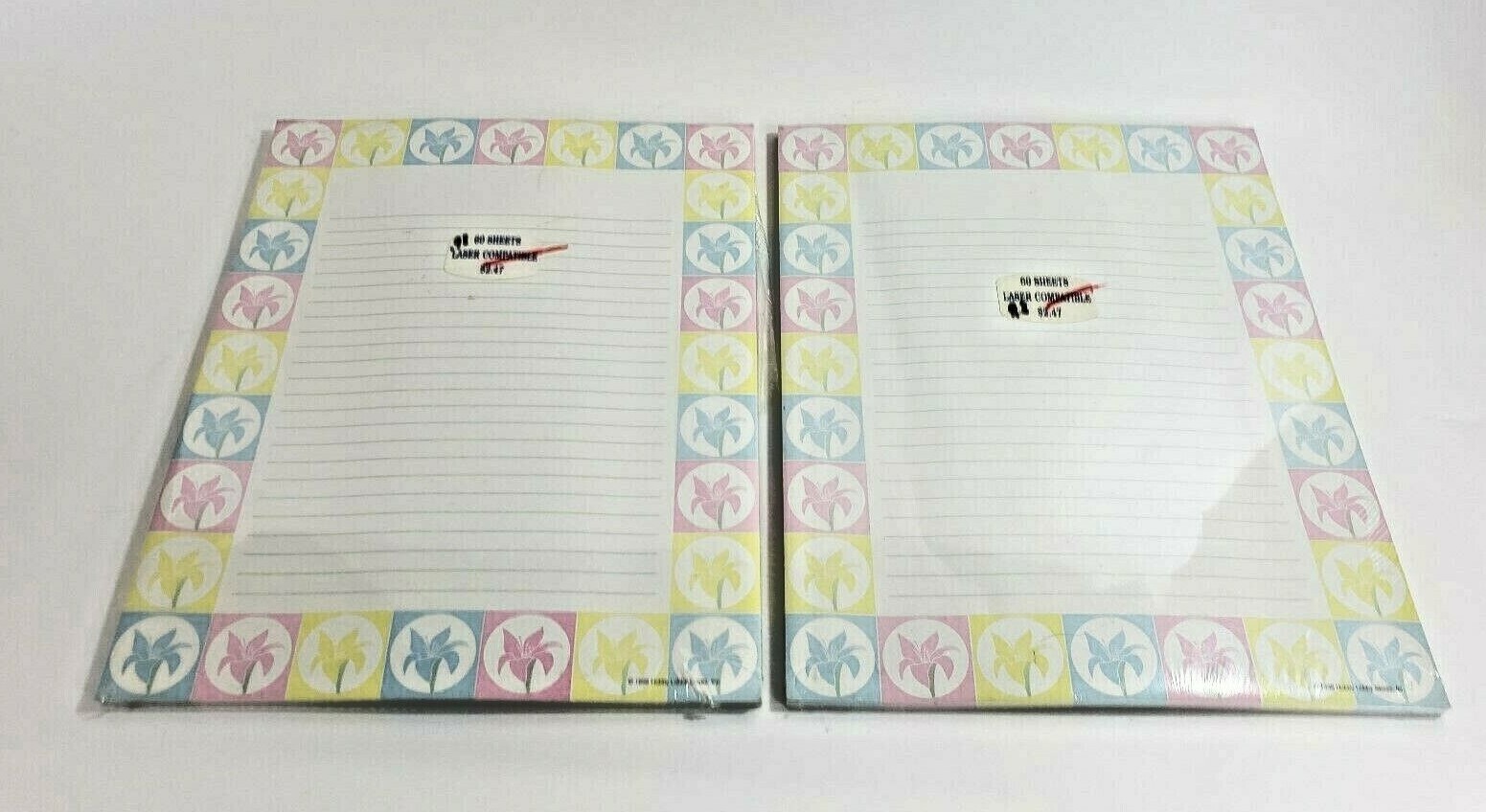 Staionary Printable Paper 120 Sheets 8 1/2″ x 11″ Native 2 Pack Vtg 1980s New