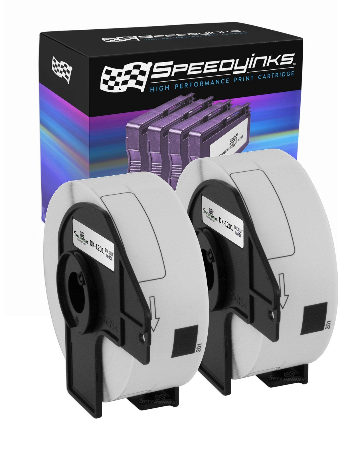 2PK Compatible DK-1201 Address Labels – 1.1 in x 3.5 in (29 mm x 90.3mm)