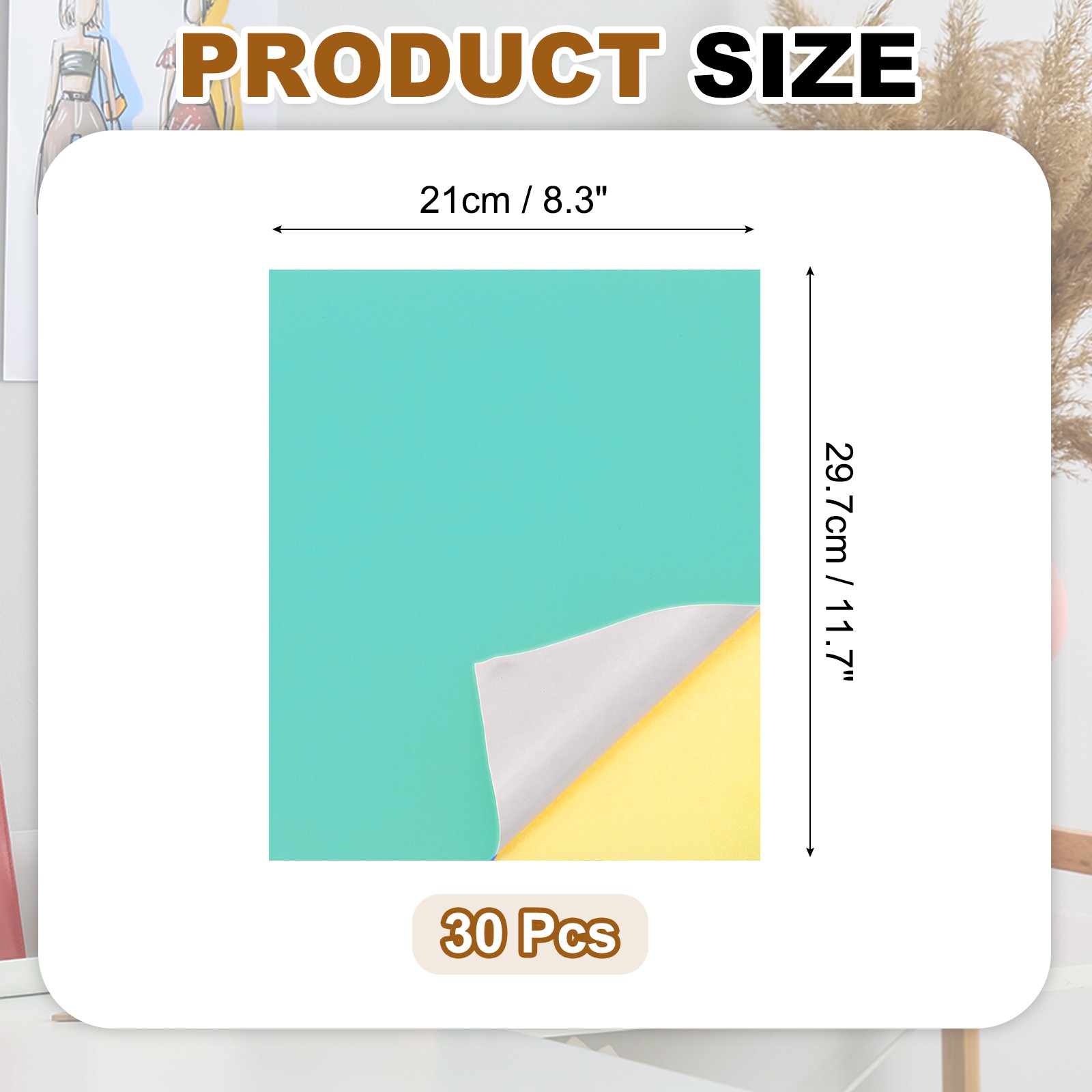 Self Adhesive Paper 30 Sheets for Printer, for Sapphire
