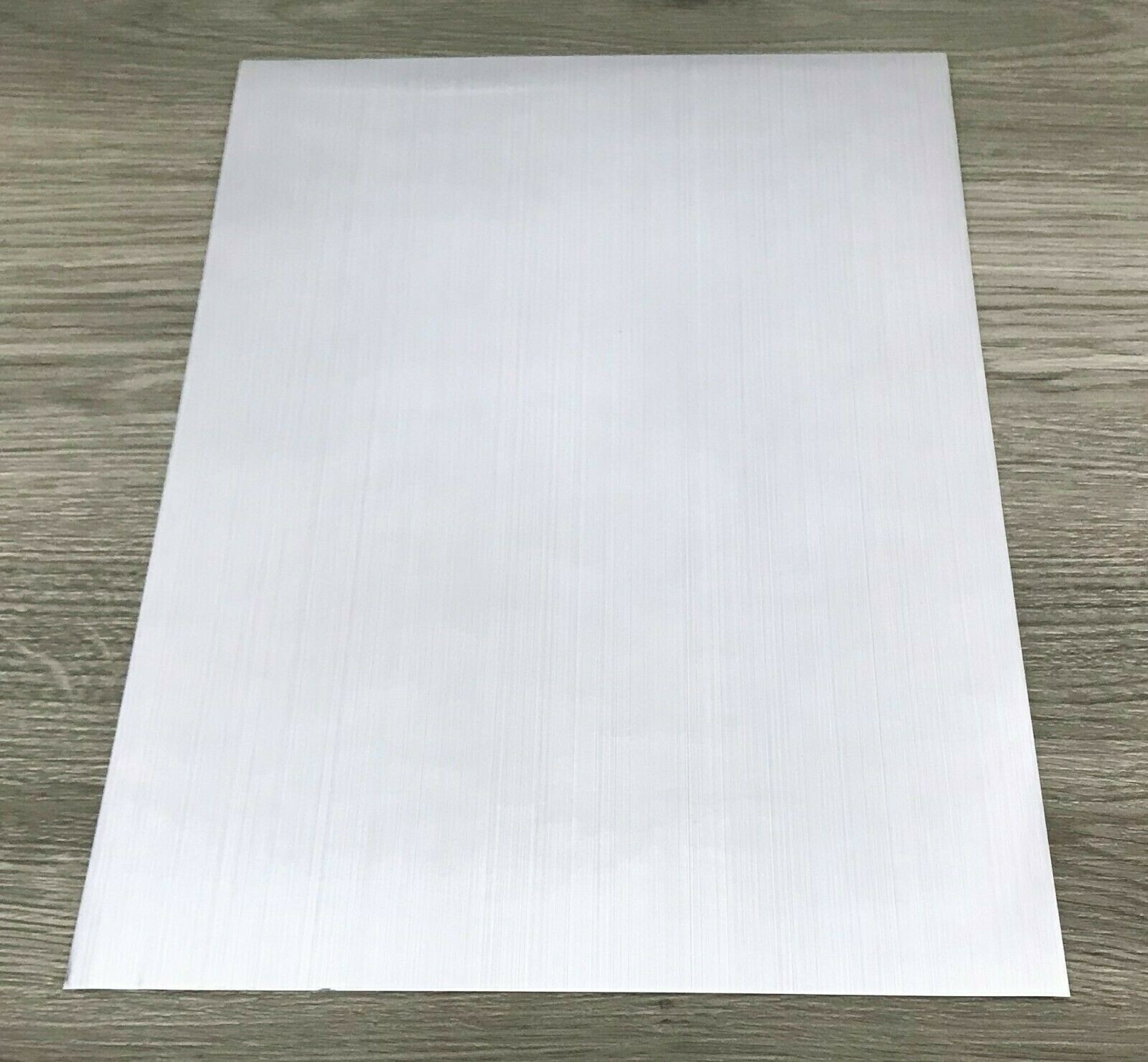10 A4 Premium BRUSHED SILVER Self Adhesive LASER Printable Film Sticker Sheets