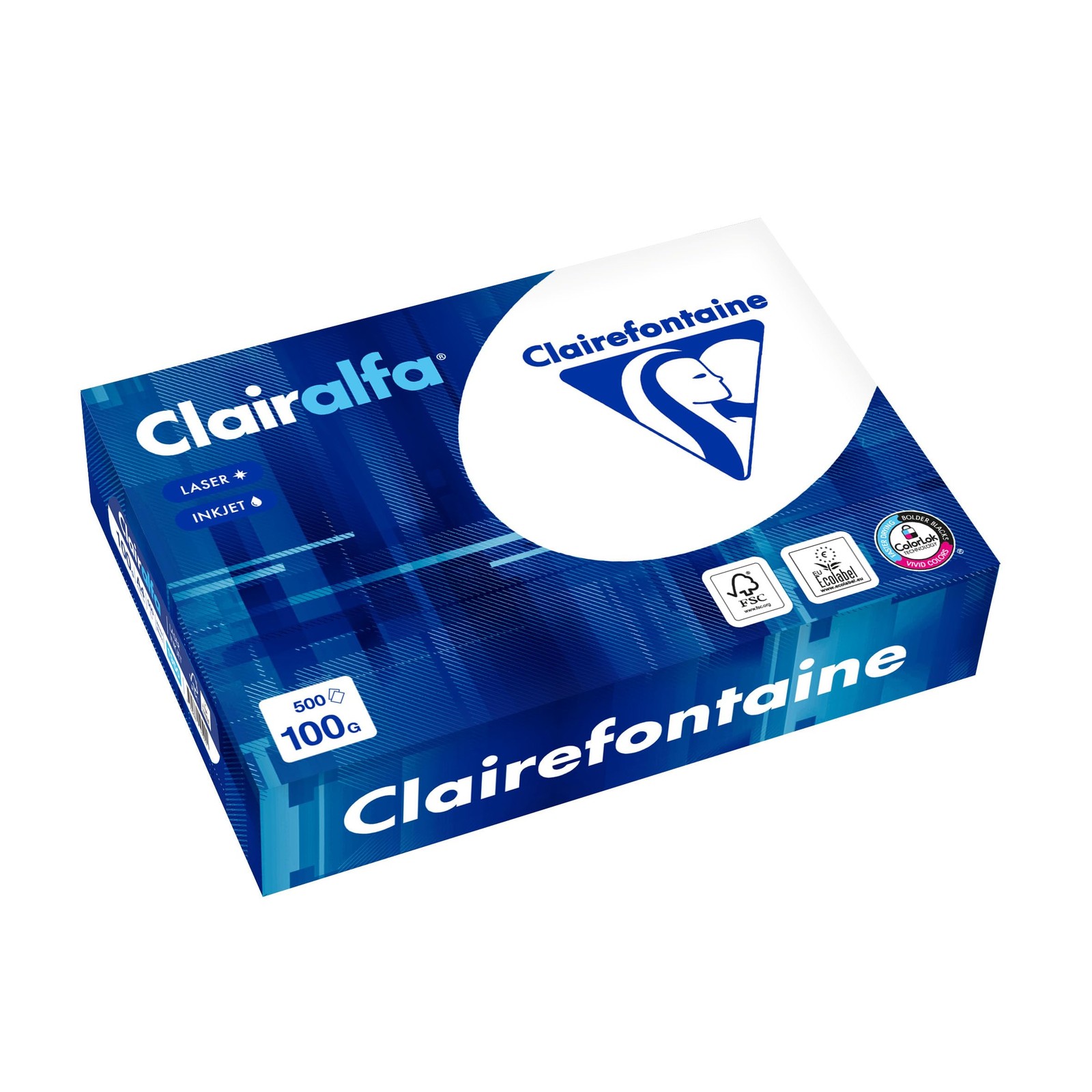 1950C Box of 4 Ream Printer Paper / Copy Paper Clairalfa, Extra White, D…
