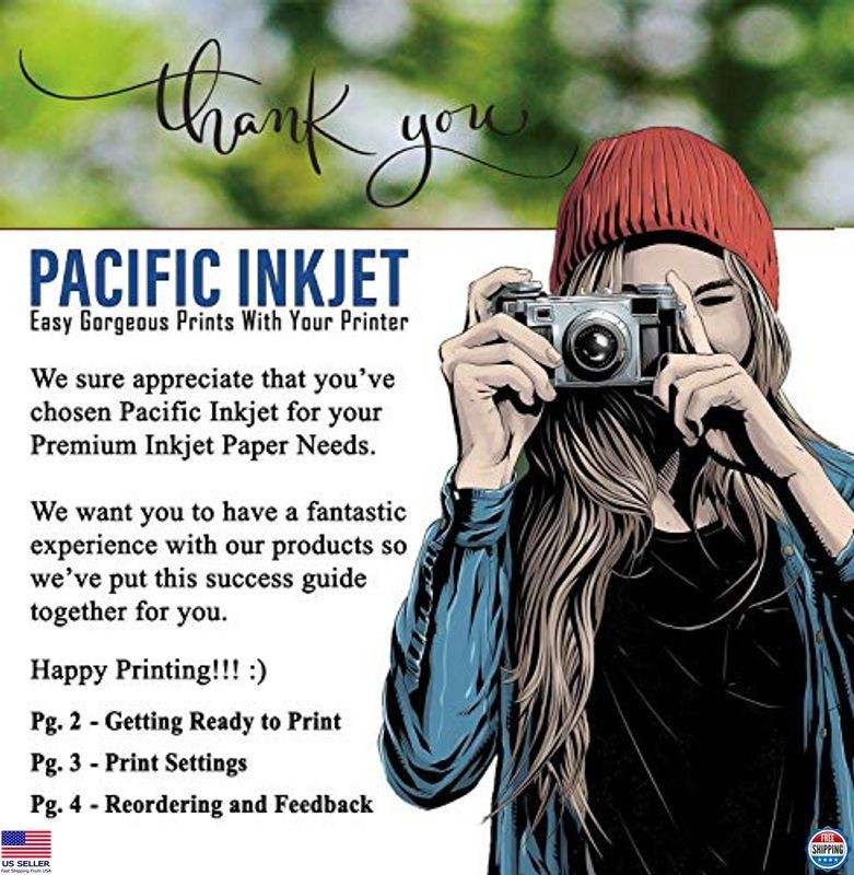 Premium 11″x14″ 25 Sheets 100% Cotton Matte Double-Sided Inkjet Paper – 325gsm