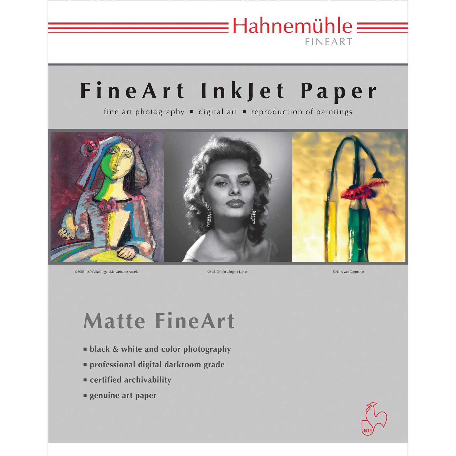 Hahnemuhle Matte Photo Rag, 100 % Rag, Smooth, White Inkjet Paper, 308 gsm, 1…