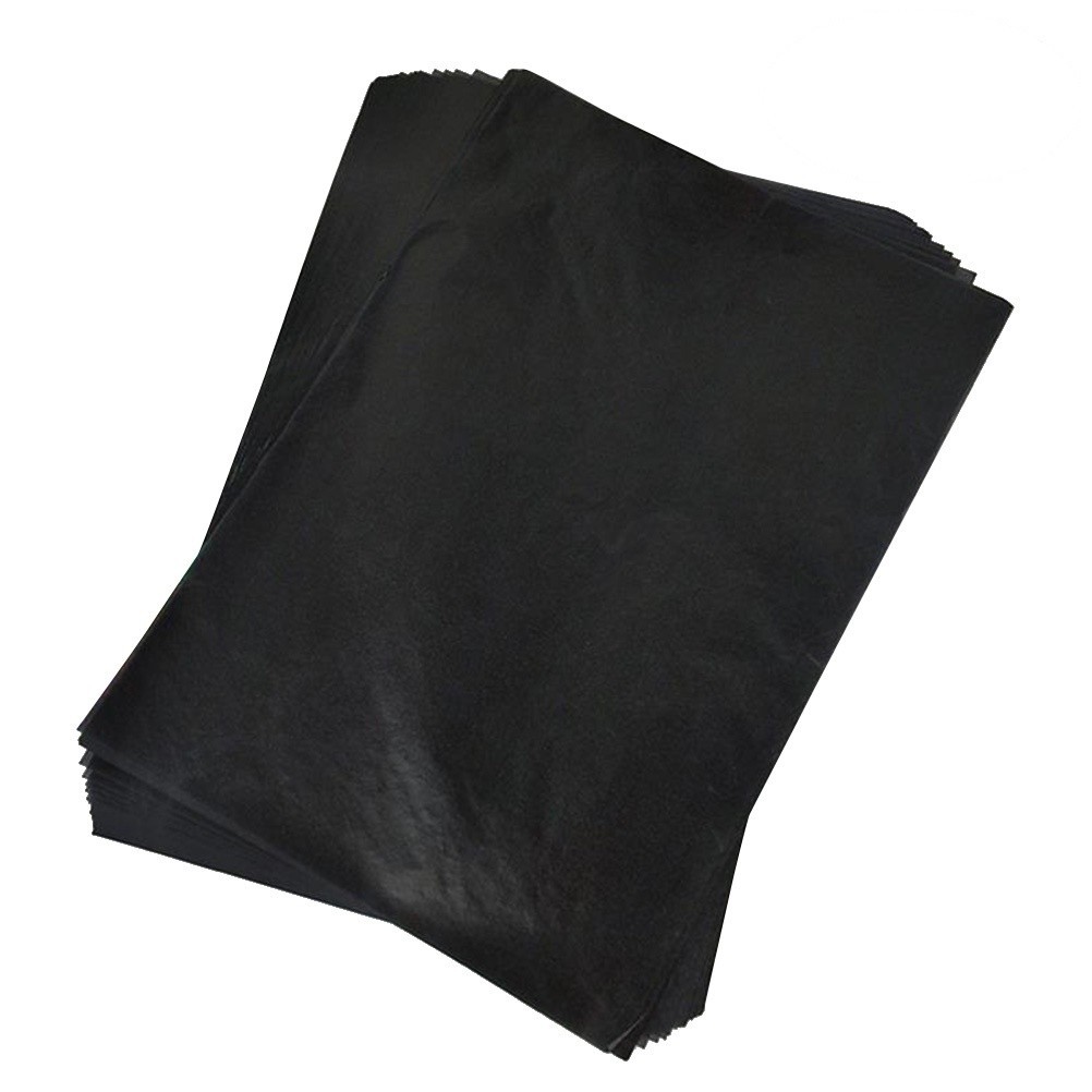 75pcs Transfer Paper Tracing Paper Graphite Painting (Black) carbon paper