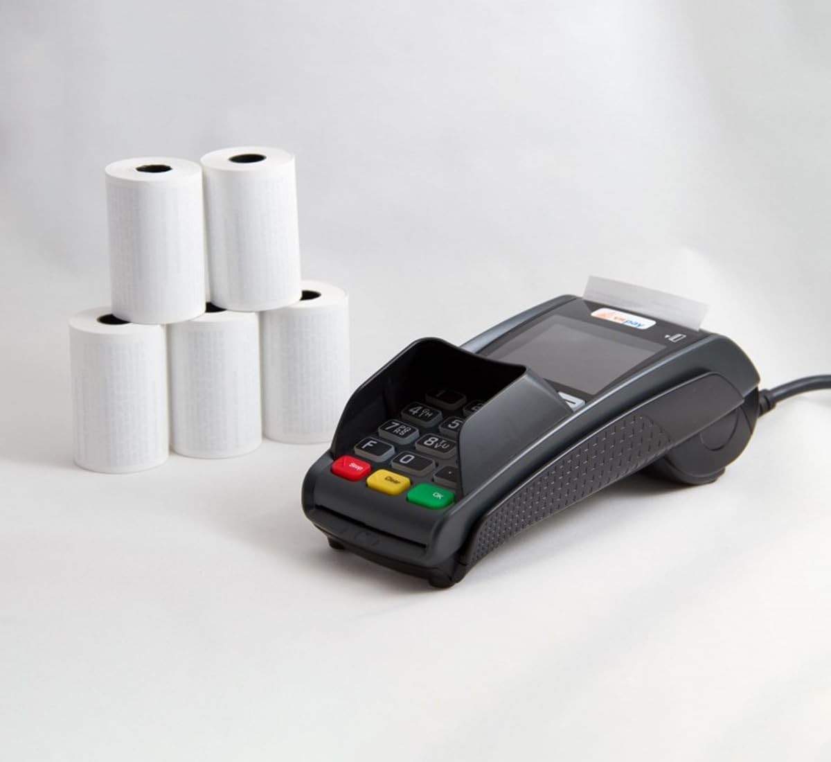 Bam POS Thermal Paper Rolls – 2 1/4 X 50′ Length – Designed 50 Rolls, white