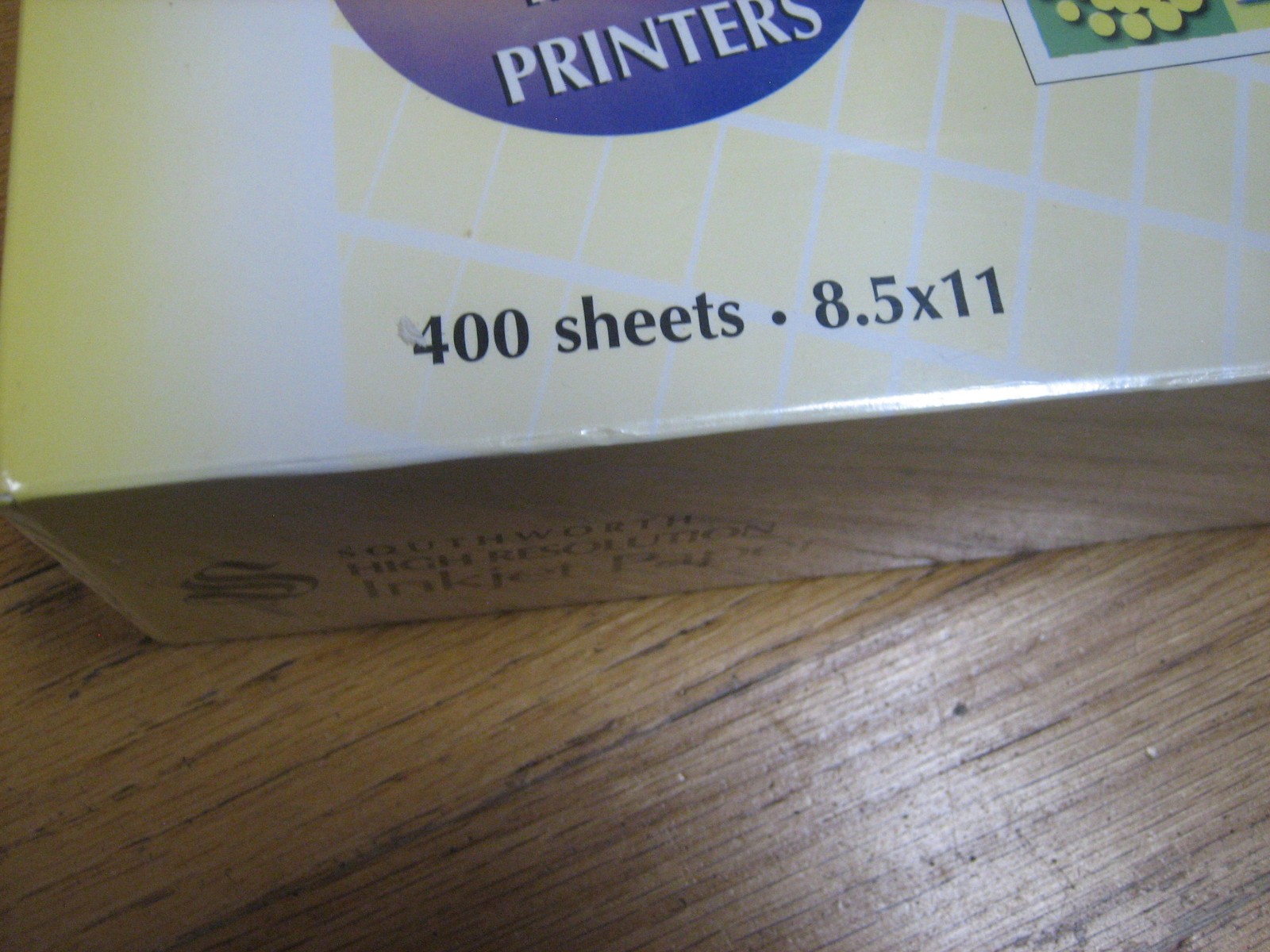 SOUTHWORTH High Resolution Inkjet Paper;28lb,400 sheets,BrightWhite95,8 1/2 x 11