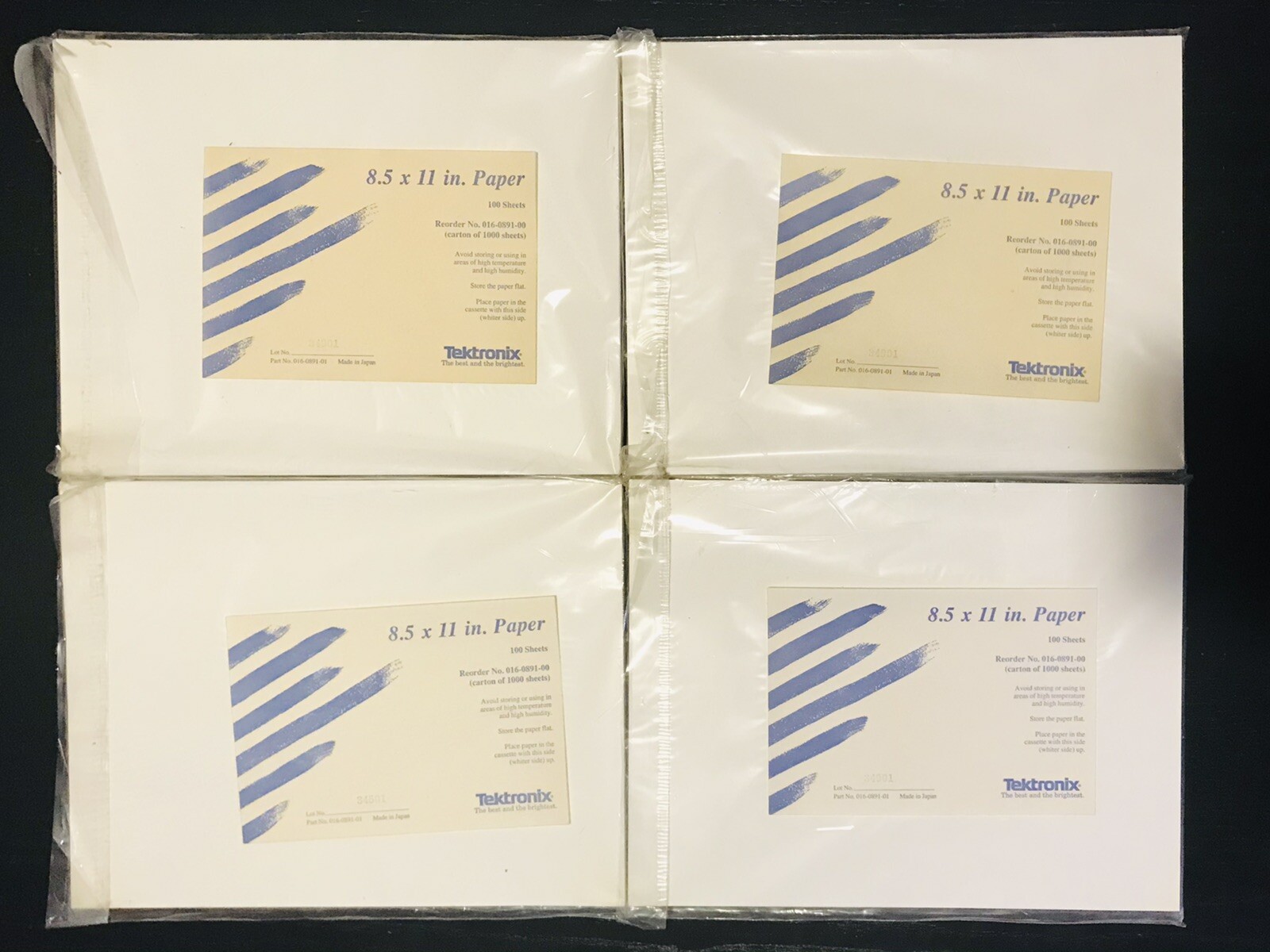Tektronix 8.5×11 Phaser Printer Paper -24# Bond 016-1368-00