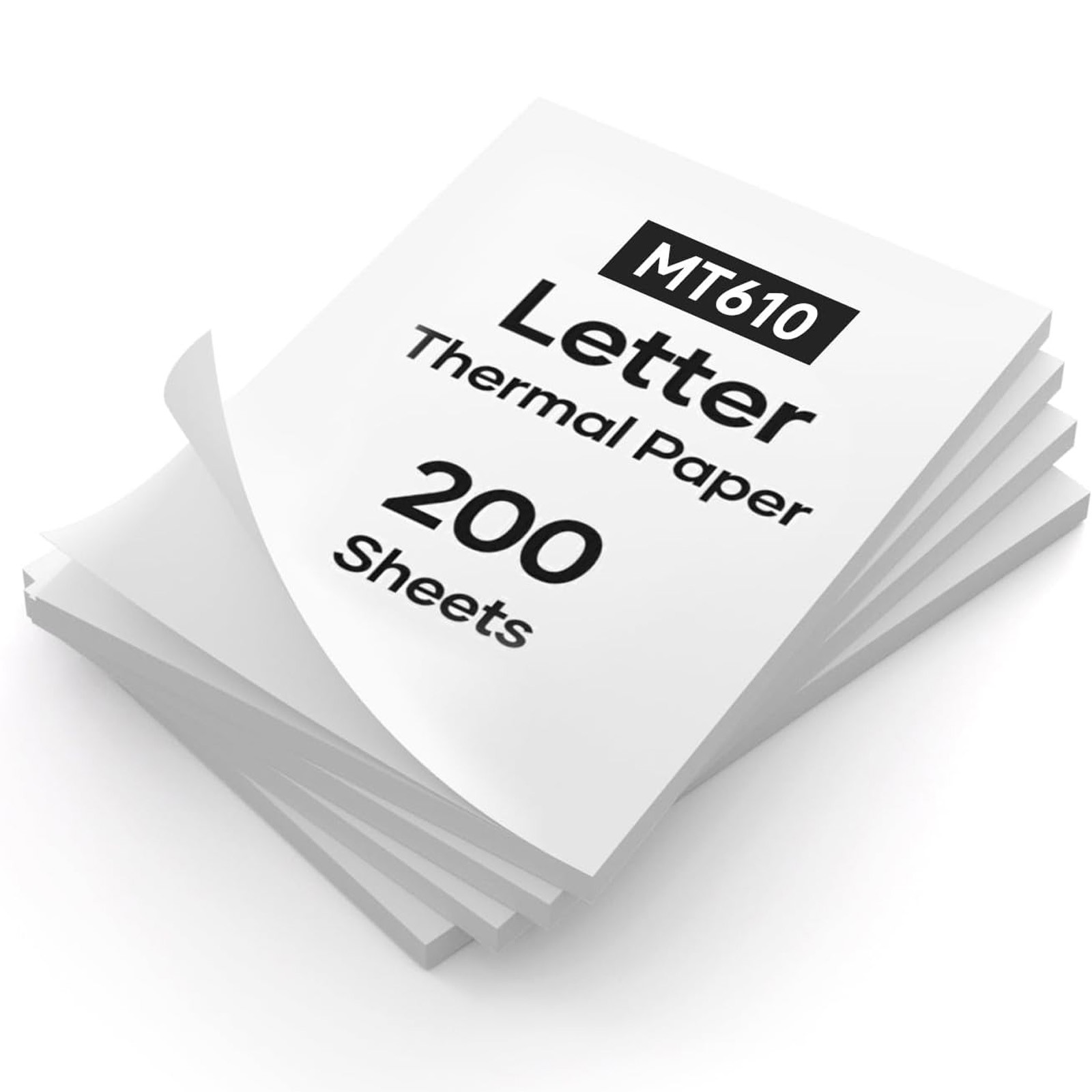 200 Sheets Folding Thermal Paper Thermal Printer Paper 8.5 X 11 Portable Printer