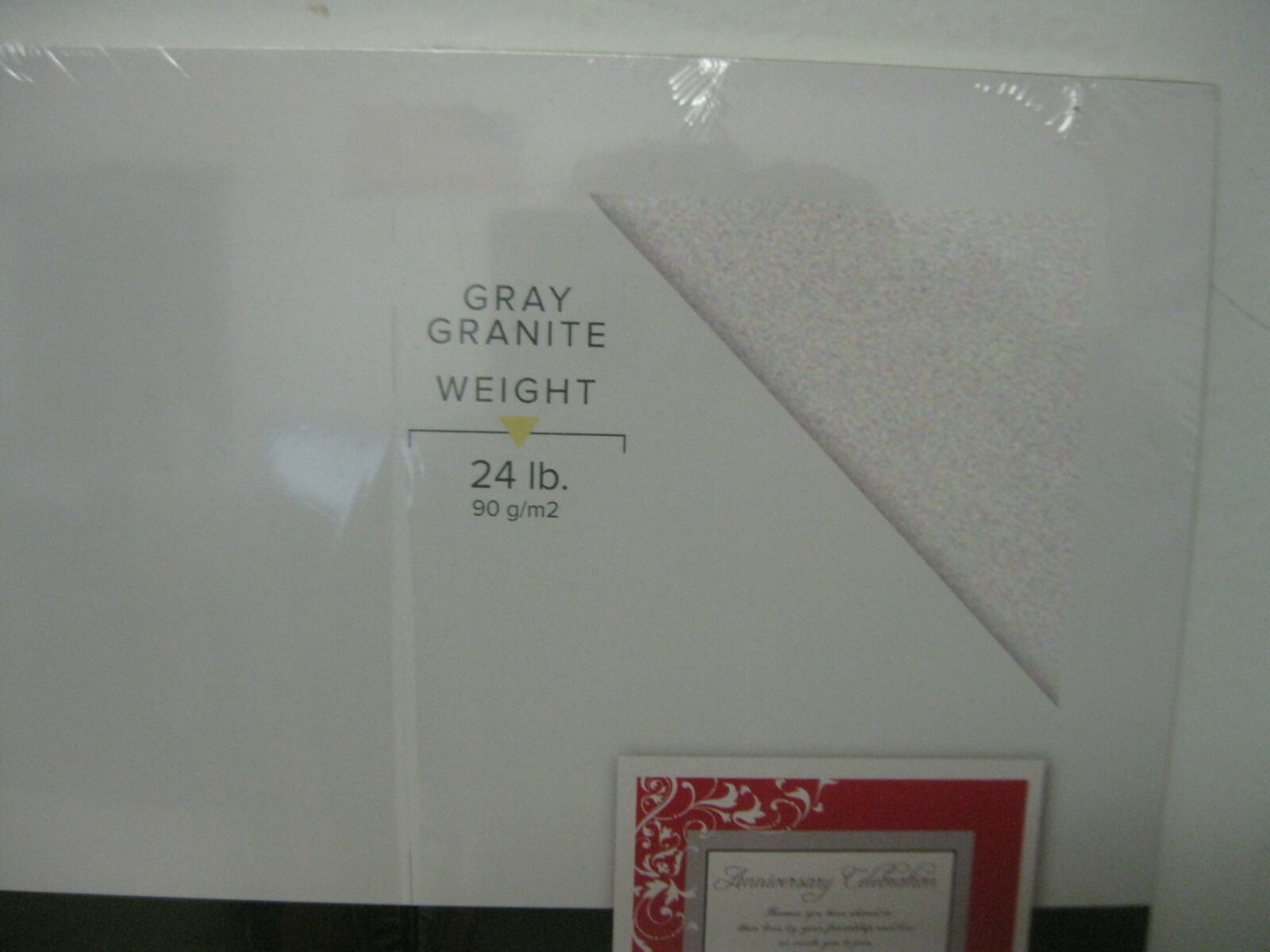 Southworth 24 lb Gray Granite Laser Ink Jet Printer Paper, 80 Sheets